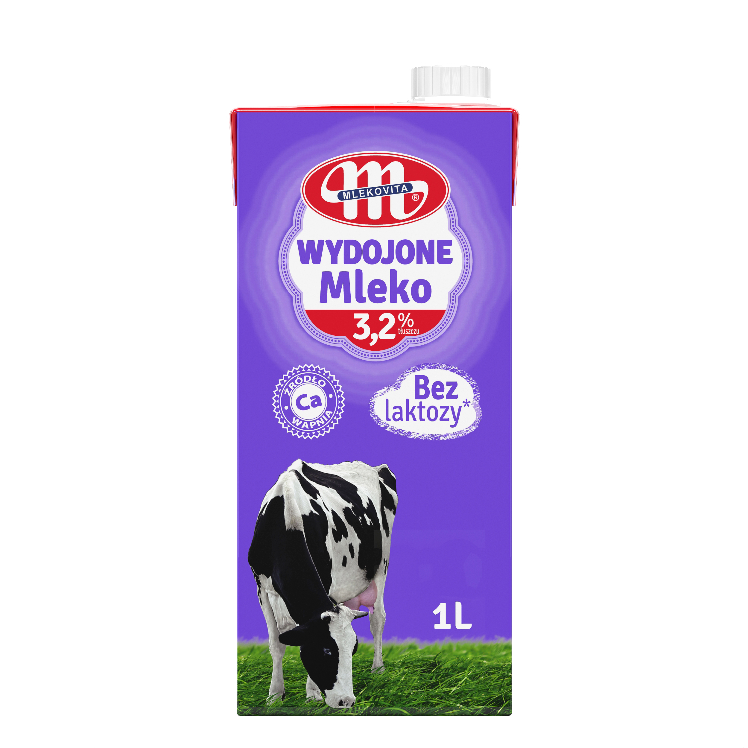 Mlekovita Mleko Uht 3,2% Tłuszczu 1L Wydojone Bez Laktozy