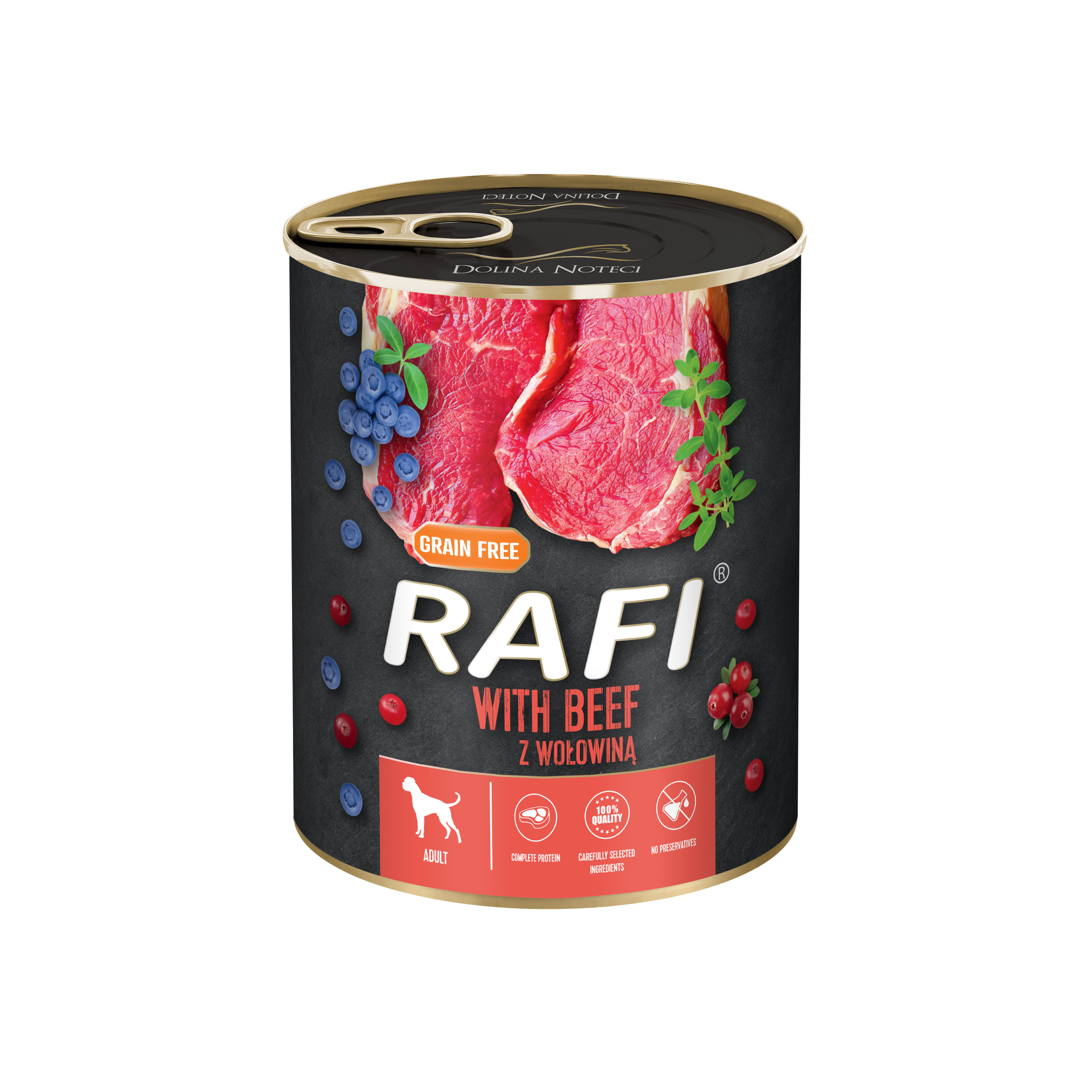 Rafi Z Wołowiną - Karma Dla Psa 800 G