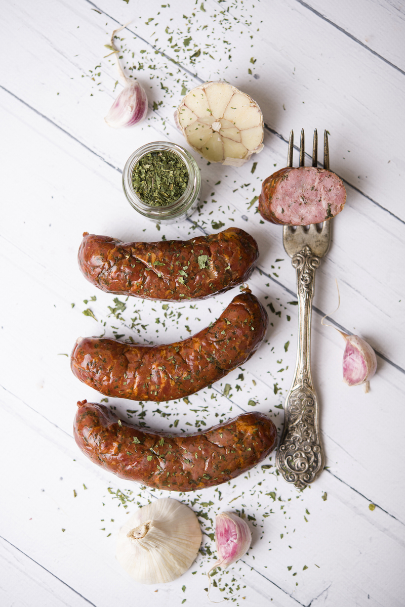 Kiełbasa Niedźwiedzia Z Dziczyzny Ok. 400G Las Huberta