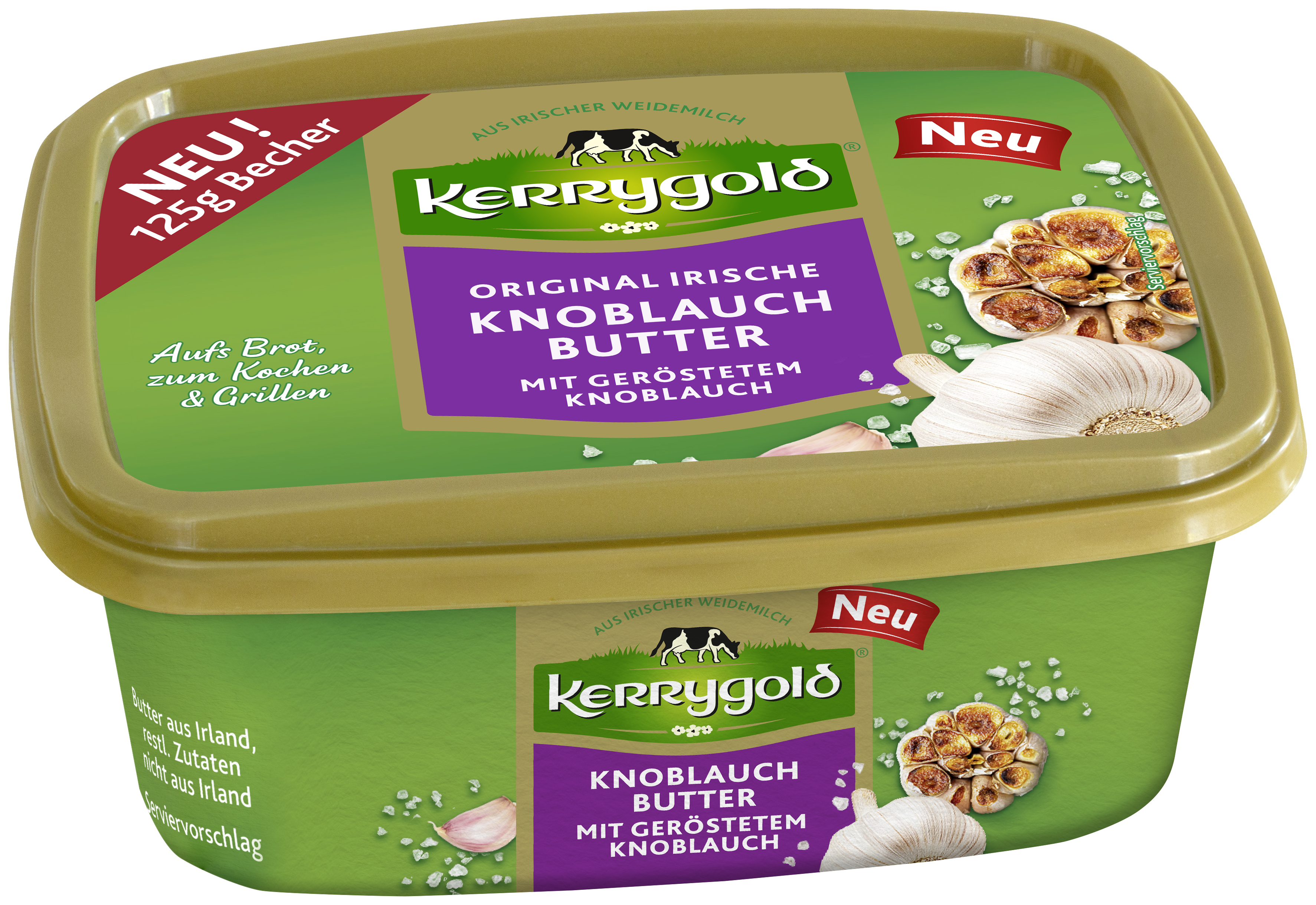 Masło Kerrygold Z Pieczonym Czosnkiem 125G
