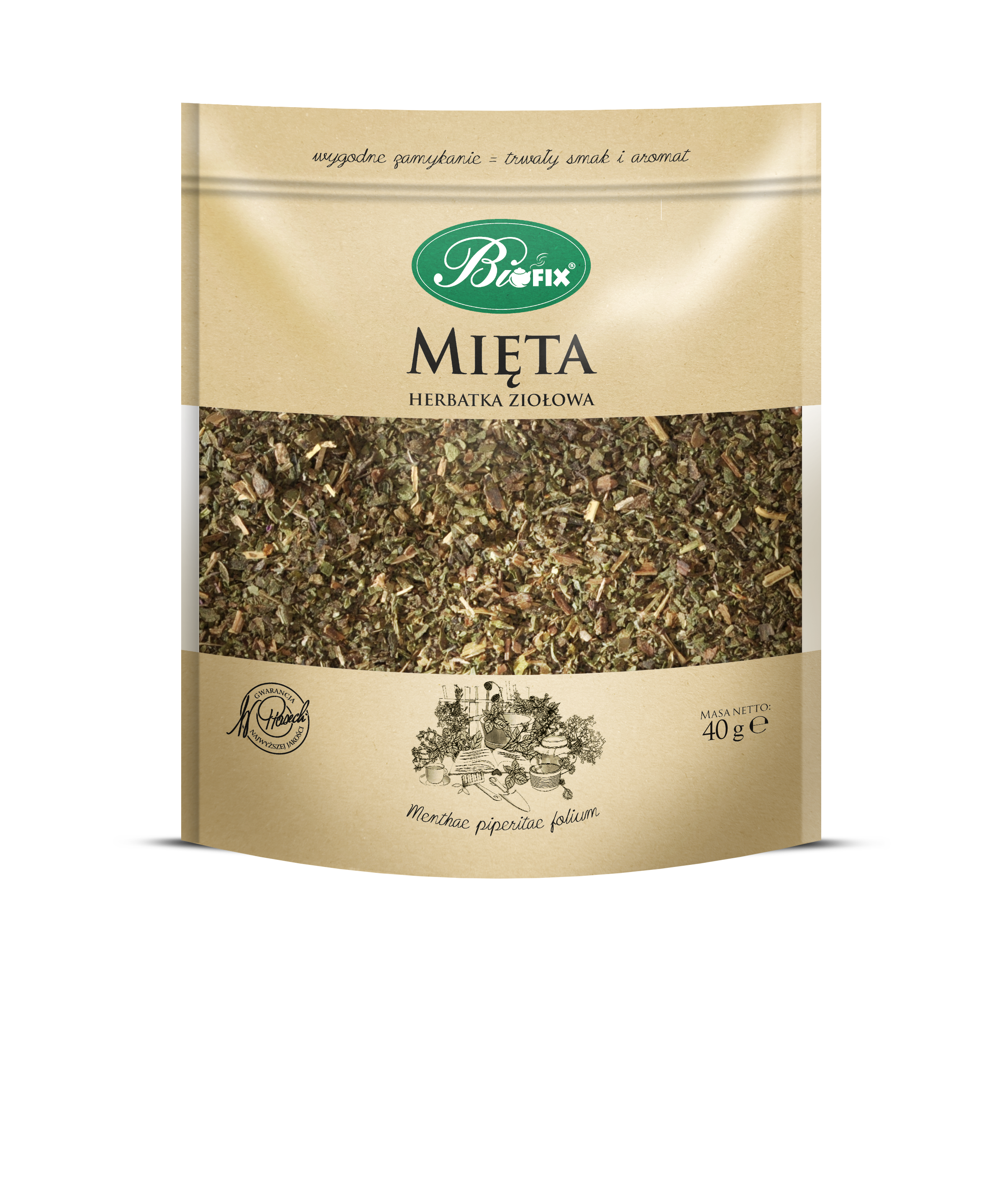 Bifix Mięta Herbatka Ziołowa Liściasta 40G
