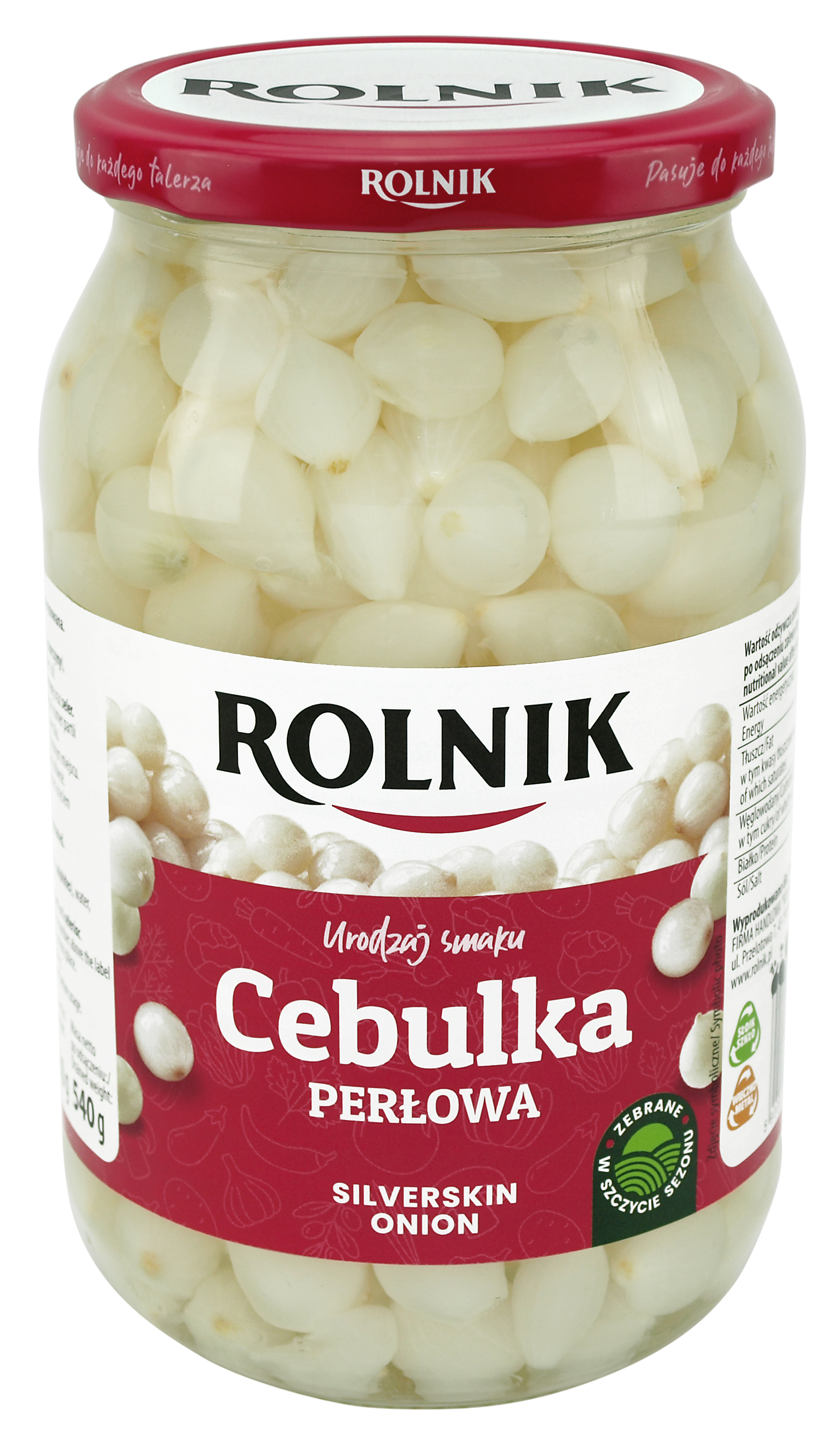 Cebulka Perłowa 900 Ml Rolnik