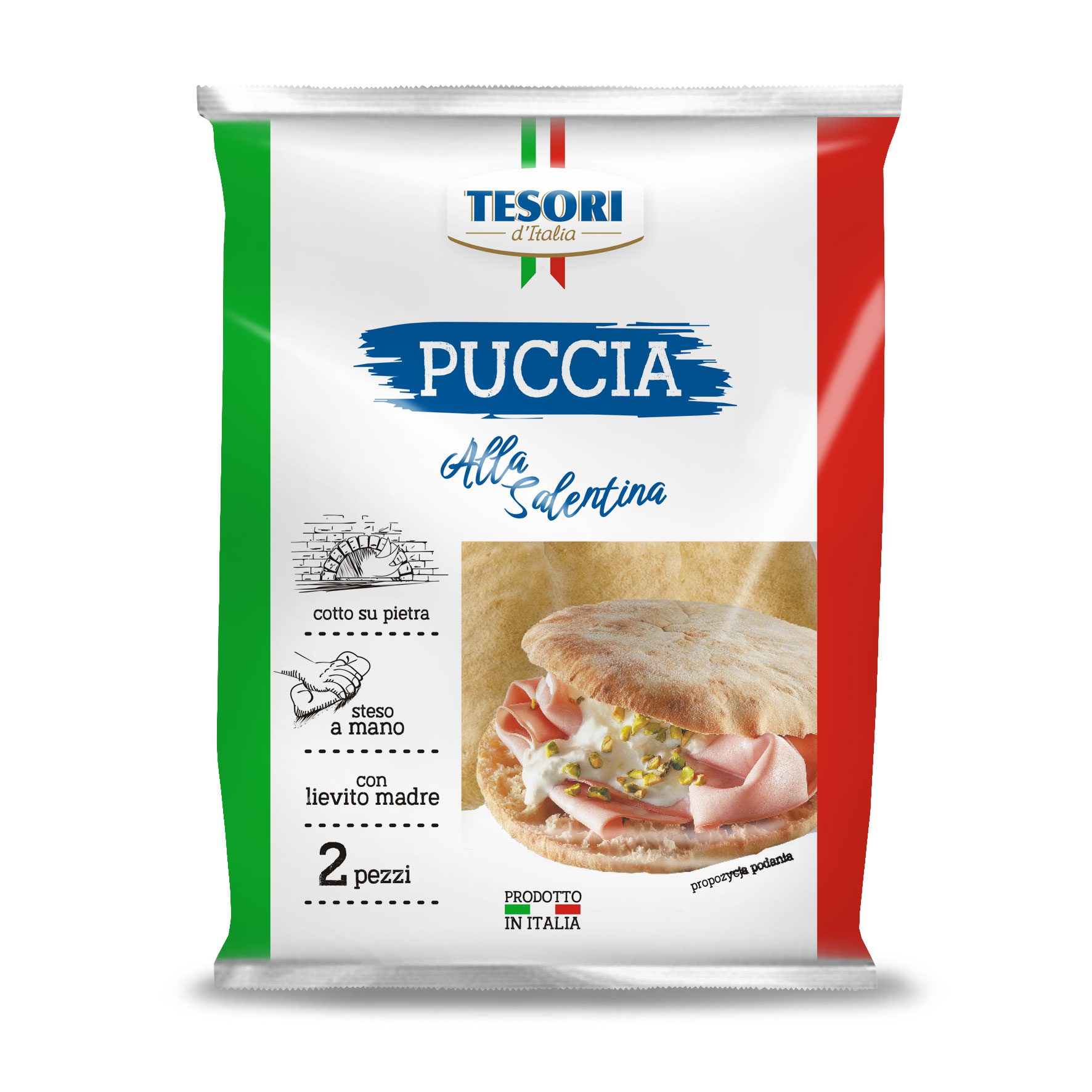 Puccia Alla Salentina Tesori D'Italia 230 G