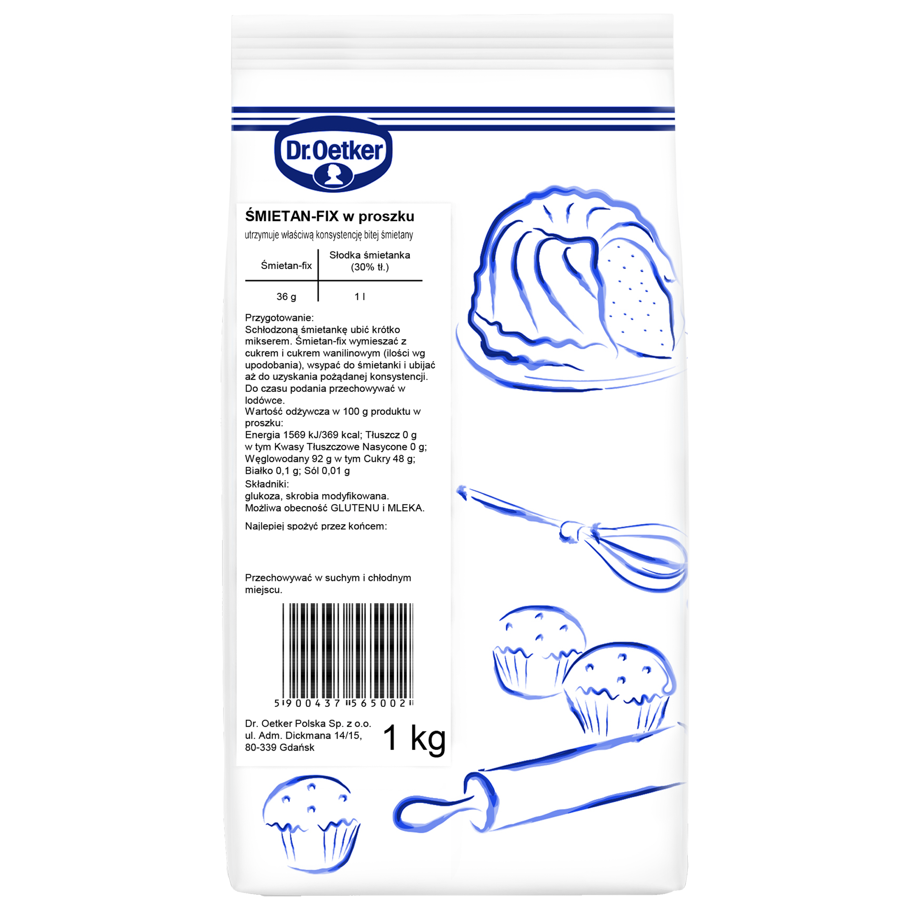 Dr. Oetker Śmietan-Fix 1 Kg