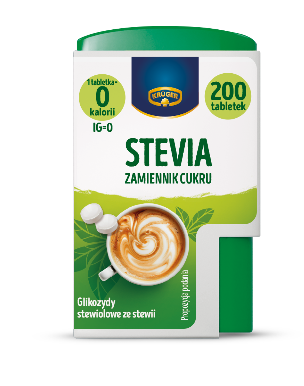 Kruger Słodzik Stevia 200Tabl