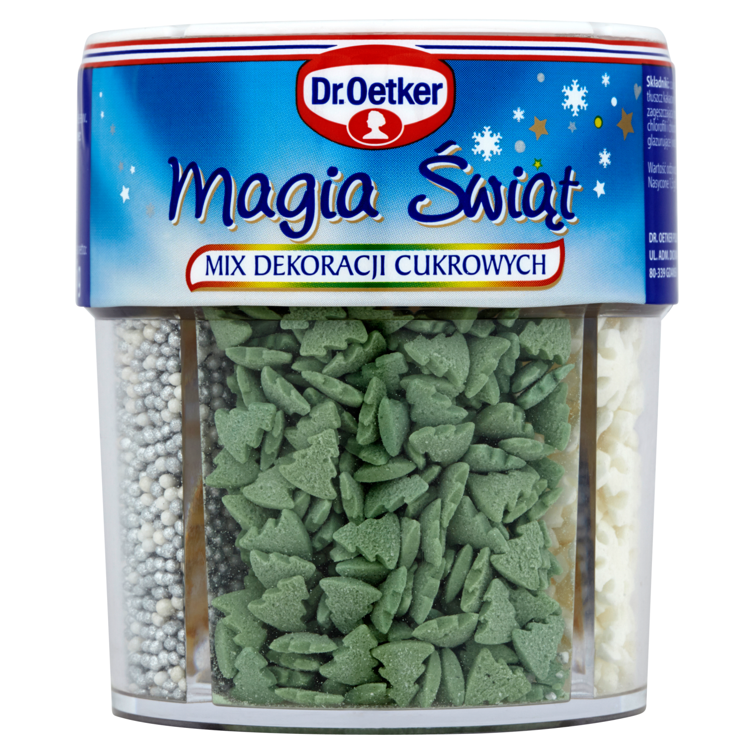 Dr. Oetker Magia Świąt Mix Dekoracji Cukrowych 76 G