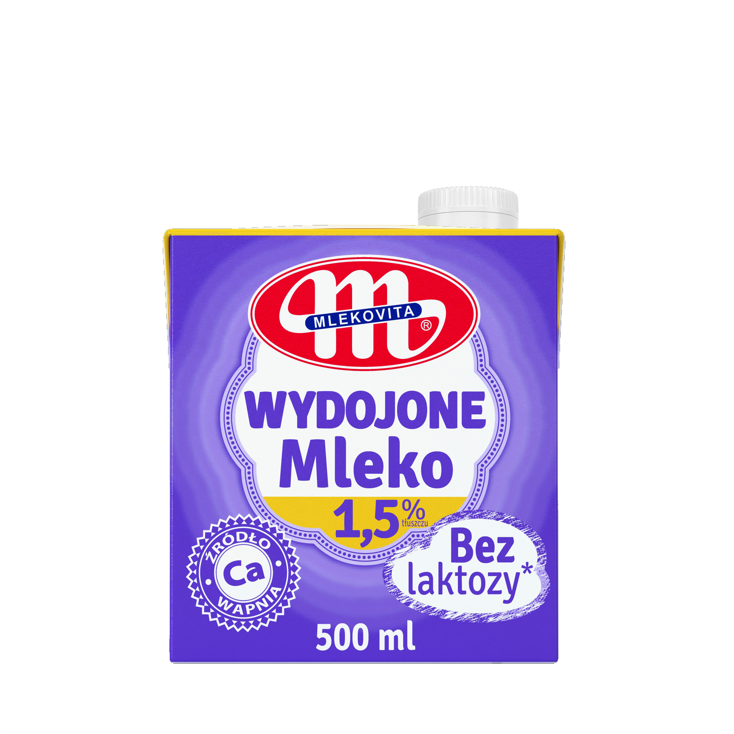 Mlekovita Mleko Uht Wydojone Bez Laztozy 1,5% Tł. 500Ml