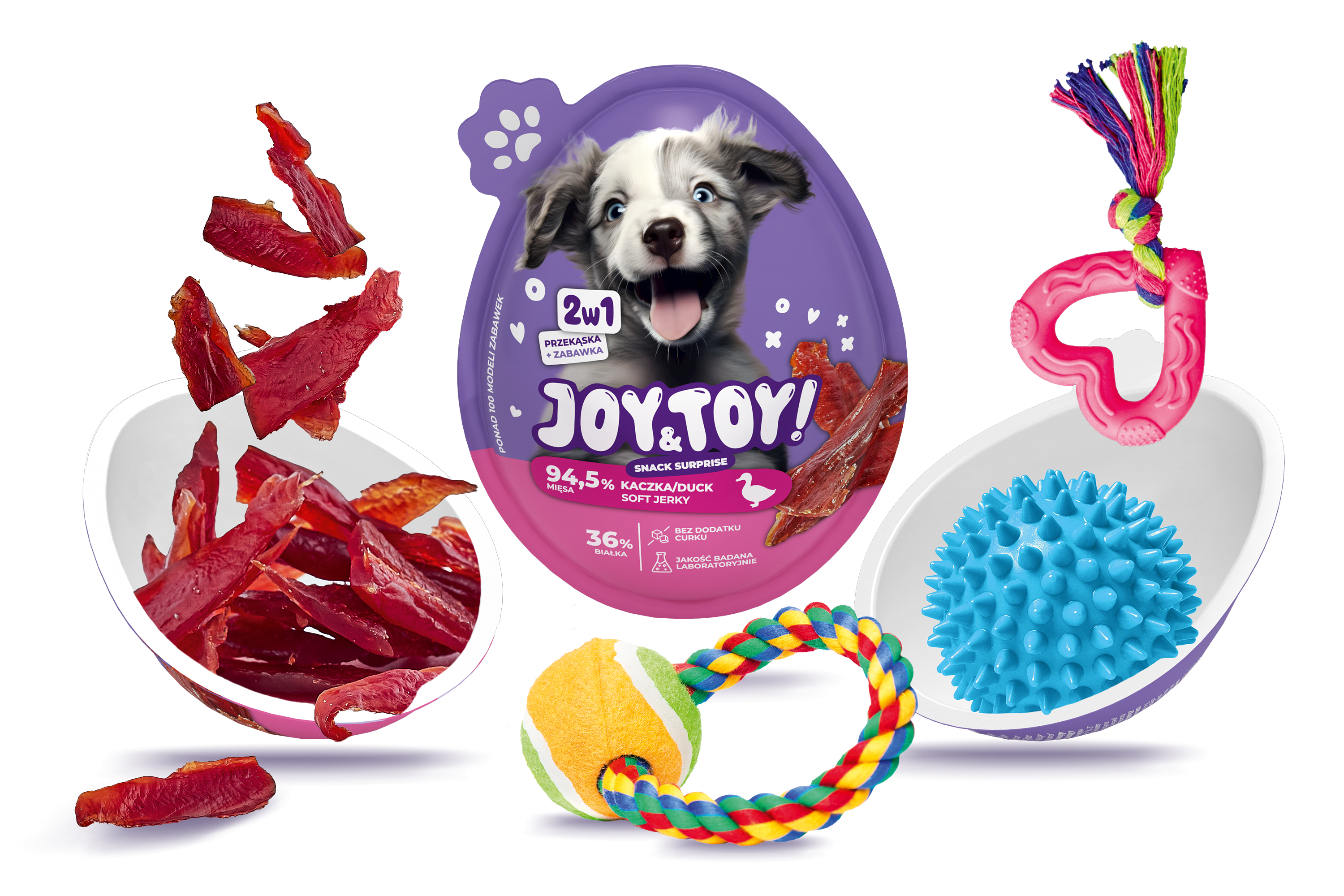 Joy&Toy! Przysmak Dla Psa 20 G + Zabawka
