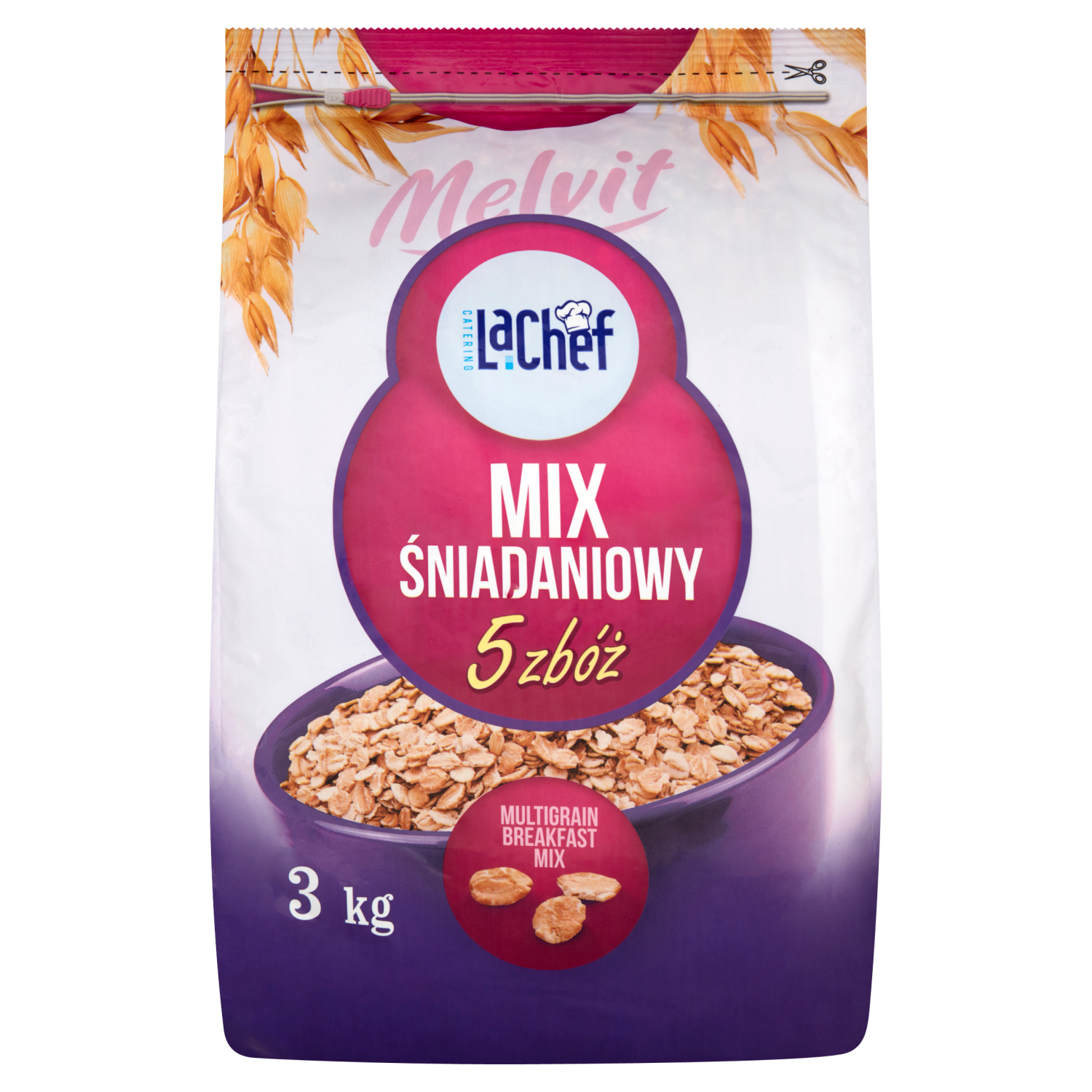 La Chef Mix Śniadaniowy 5 Zbóż 3Kg