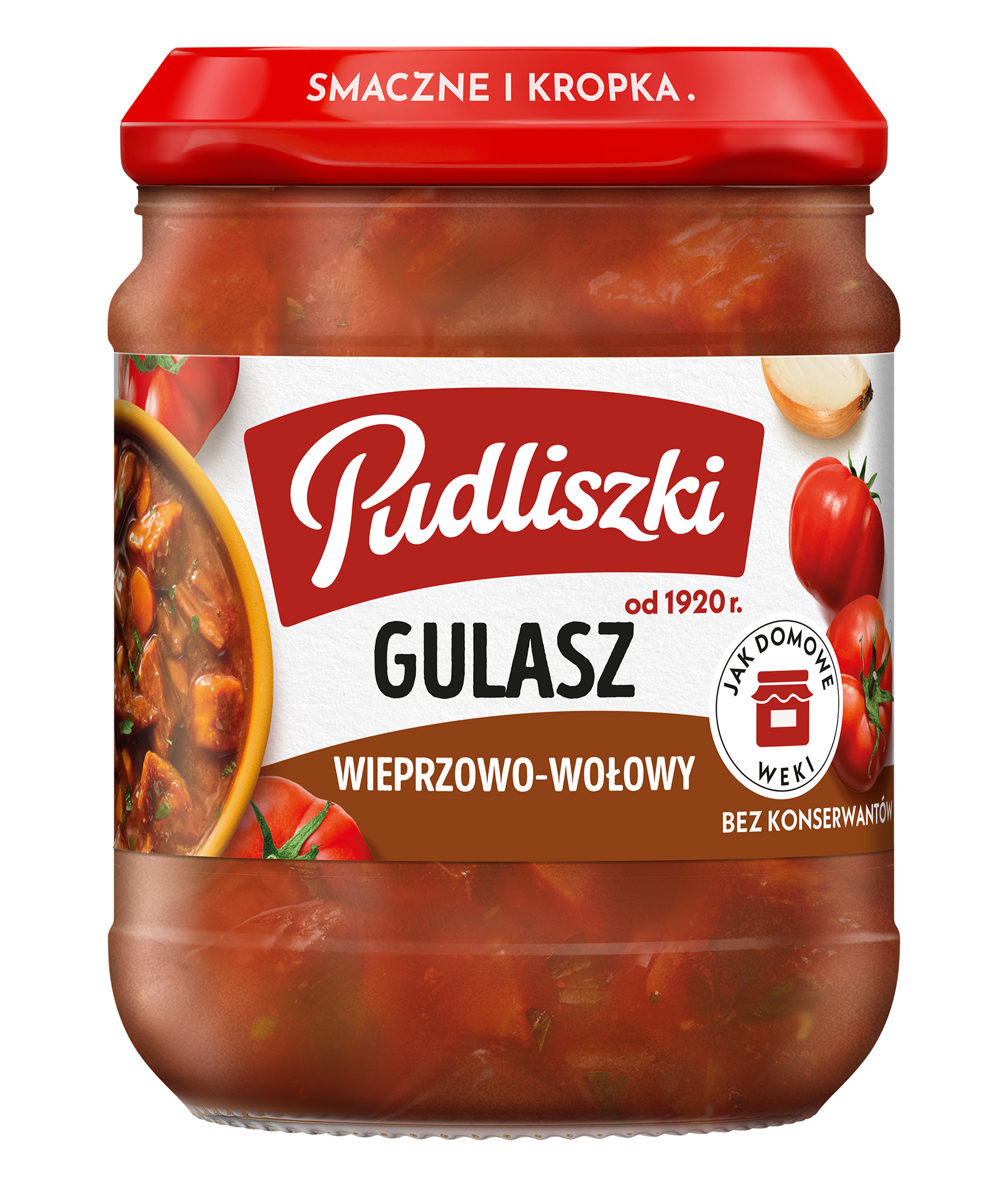 Pudliszki Gulasz Wieprzowo-Wołowy 460G
