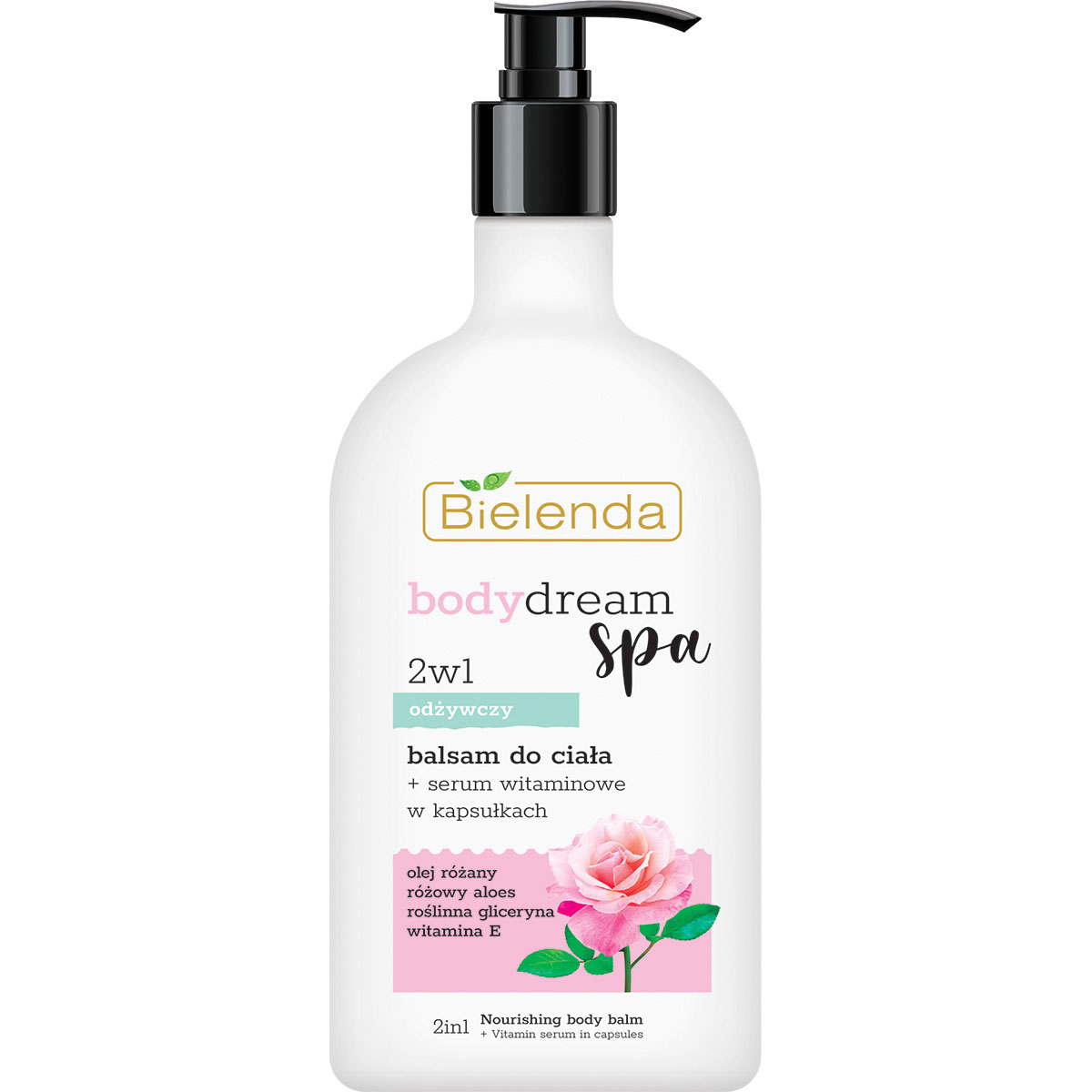 Bielenda Body Dream Spa 2W1 Odżywczy Balsam Do Ciała + Serum Witaminowe W Kapsułkach 350 Ml