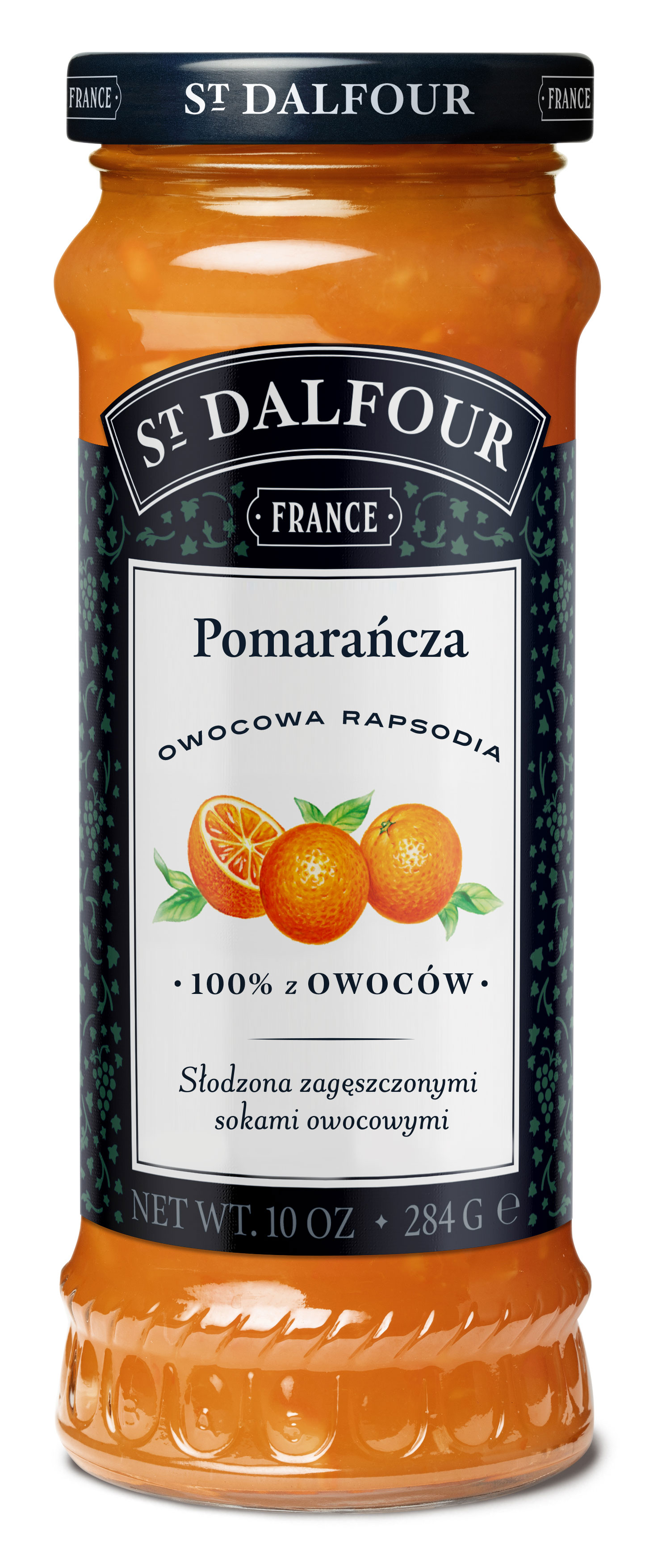 St. Dalfour Owocowa Rapsodia. Produkt Owocowy Z Pomarańczy Słodzony Zagęszczonym Sokiem Owocowym 284 G
