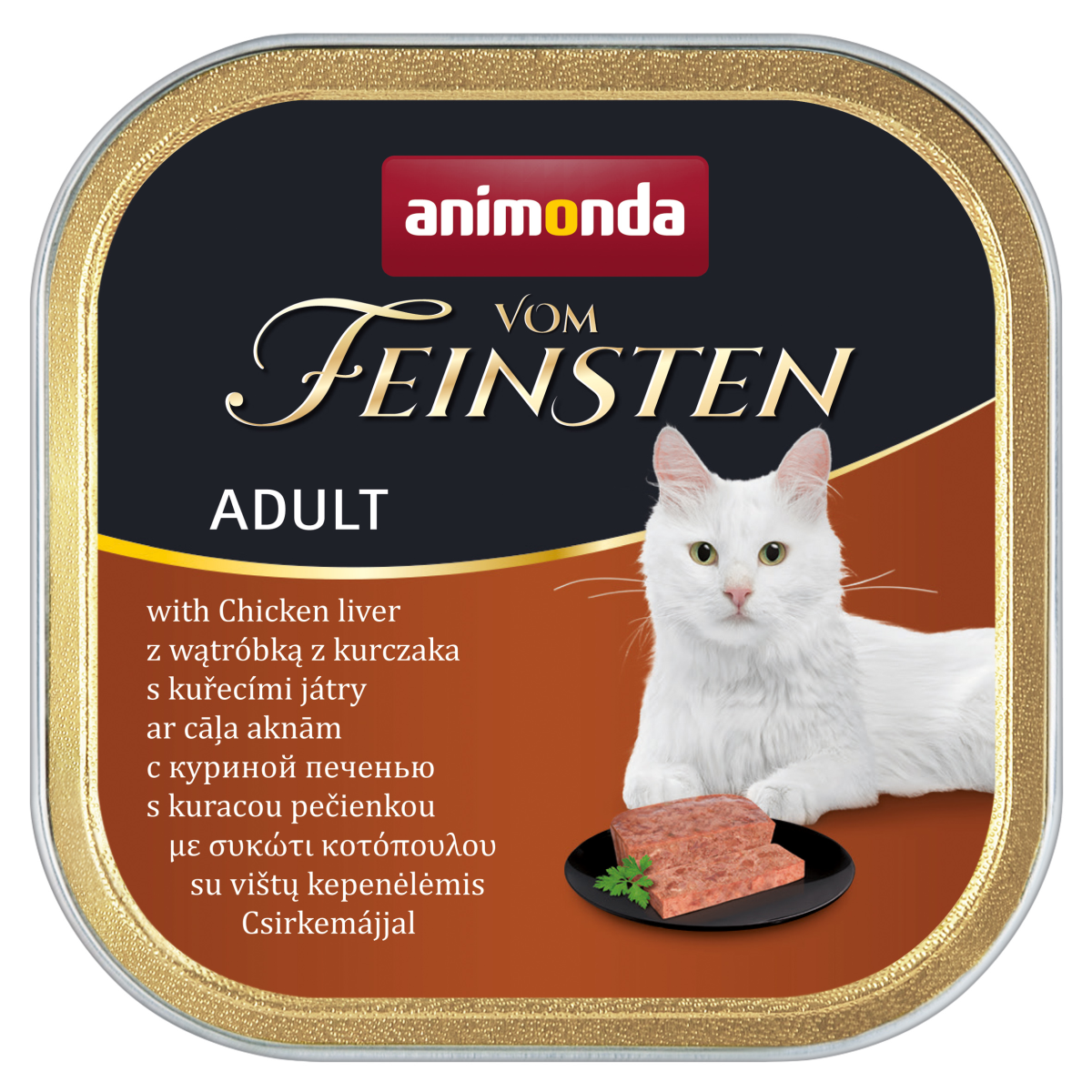 Animonda Vom Feinsten Adult "Dorosły Kot" Z Wątróbką Kurczaka 100G