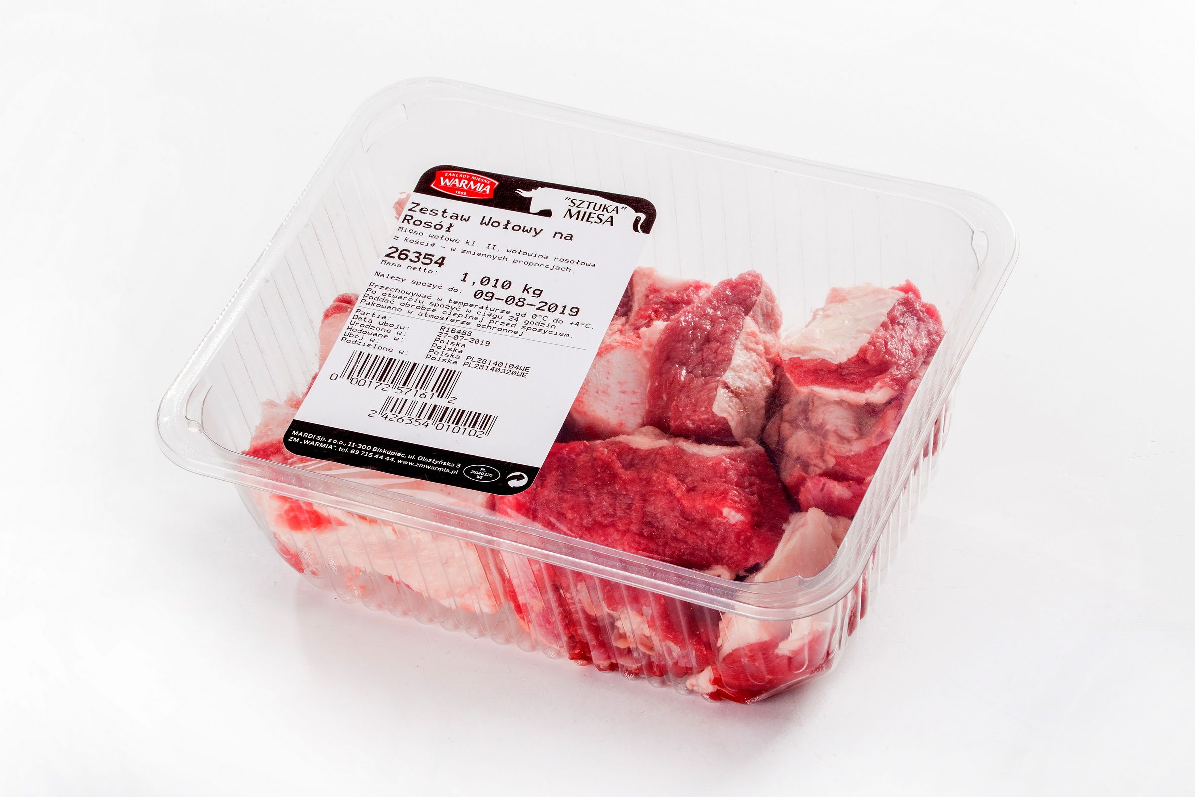 Zestaw Wołowy Na Rosół, Mięsne Specjały Map Ok. 1 Kg