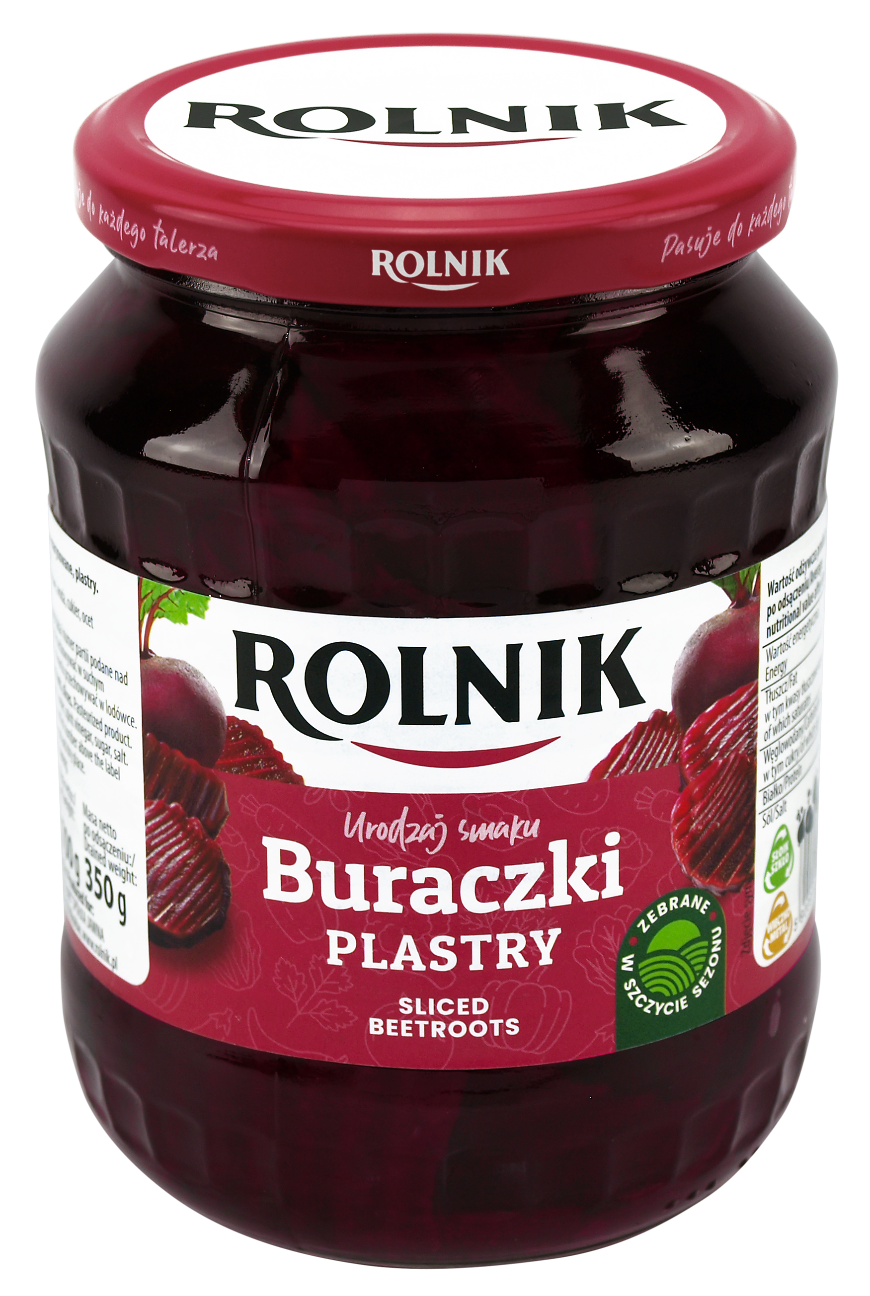 Buraczki Plastry 720 Ml Rolnik