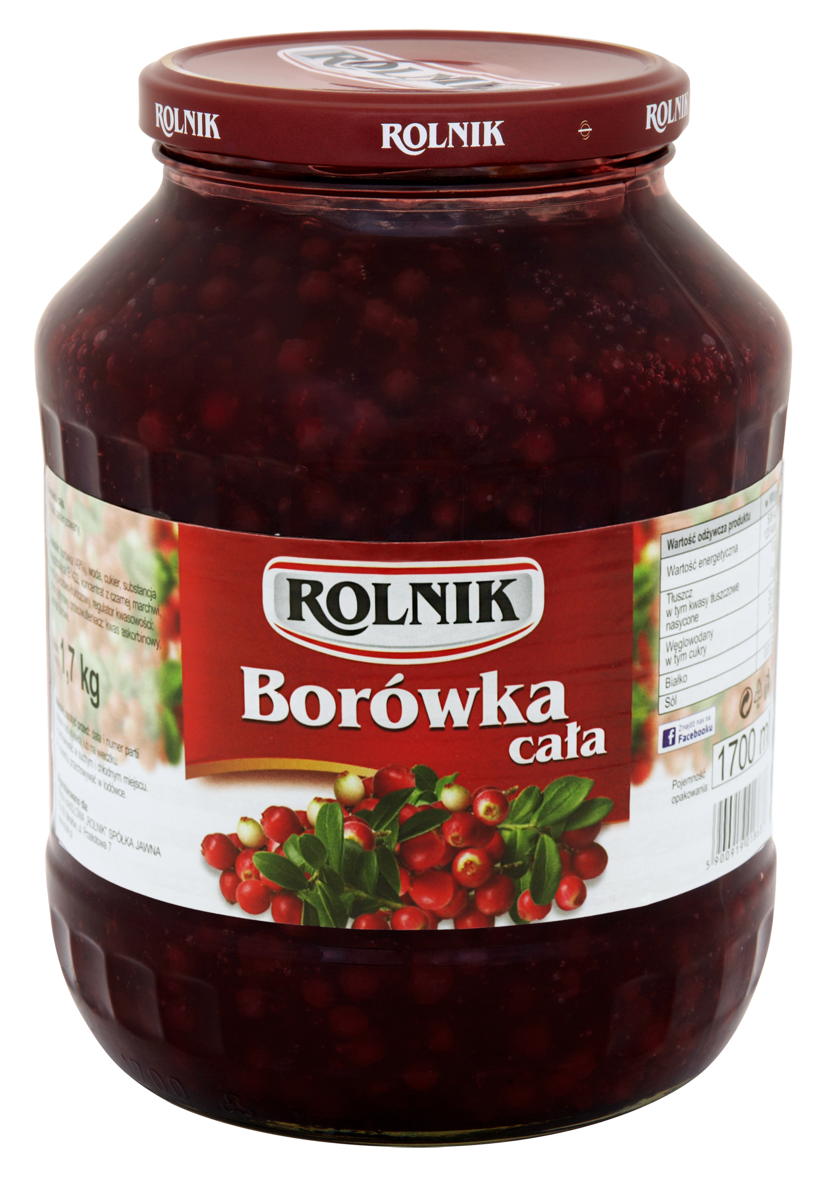 Borówka Cała 1700 Ml Rolnik
