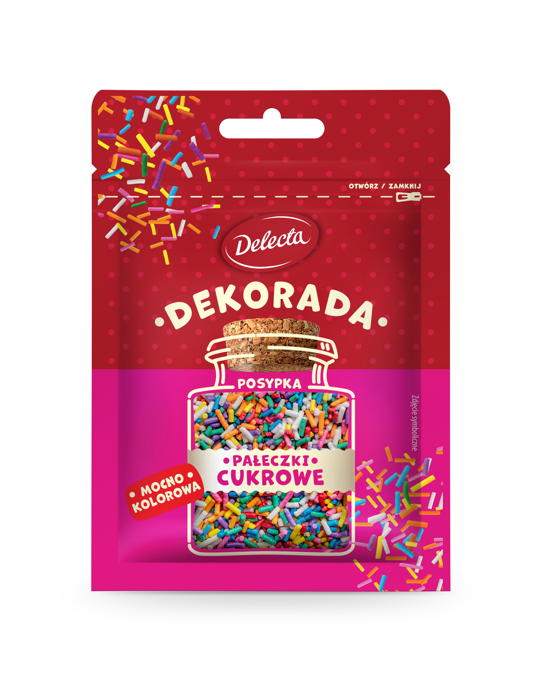 Delecta Decorada Pałeczki Cukrowe 35G