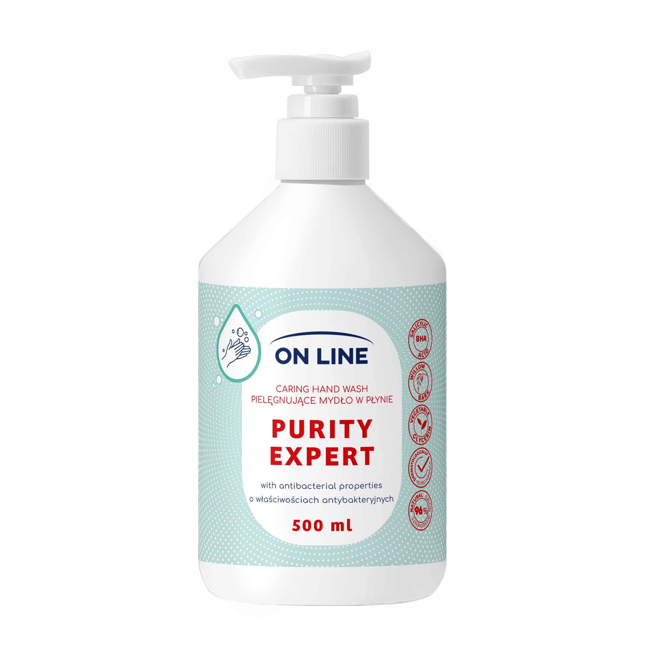 On Line Mydło Pielęgnacyjne Purity Expert O Właściwościach Antybakteryjnych 500Ml