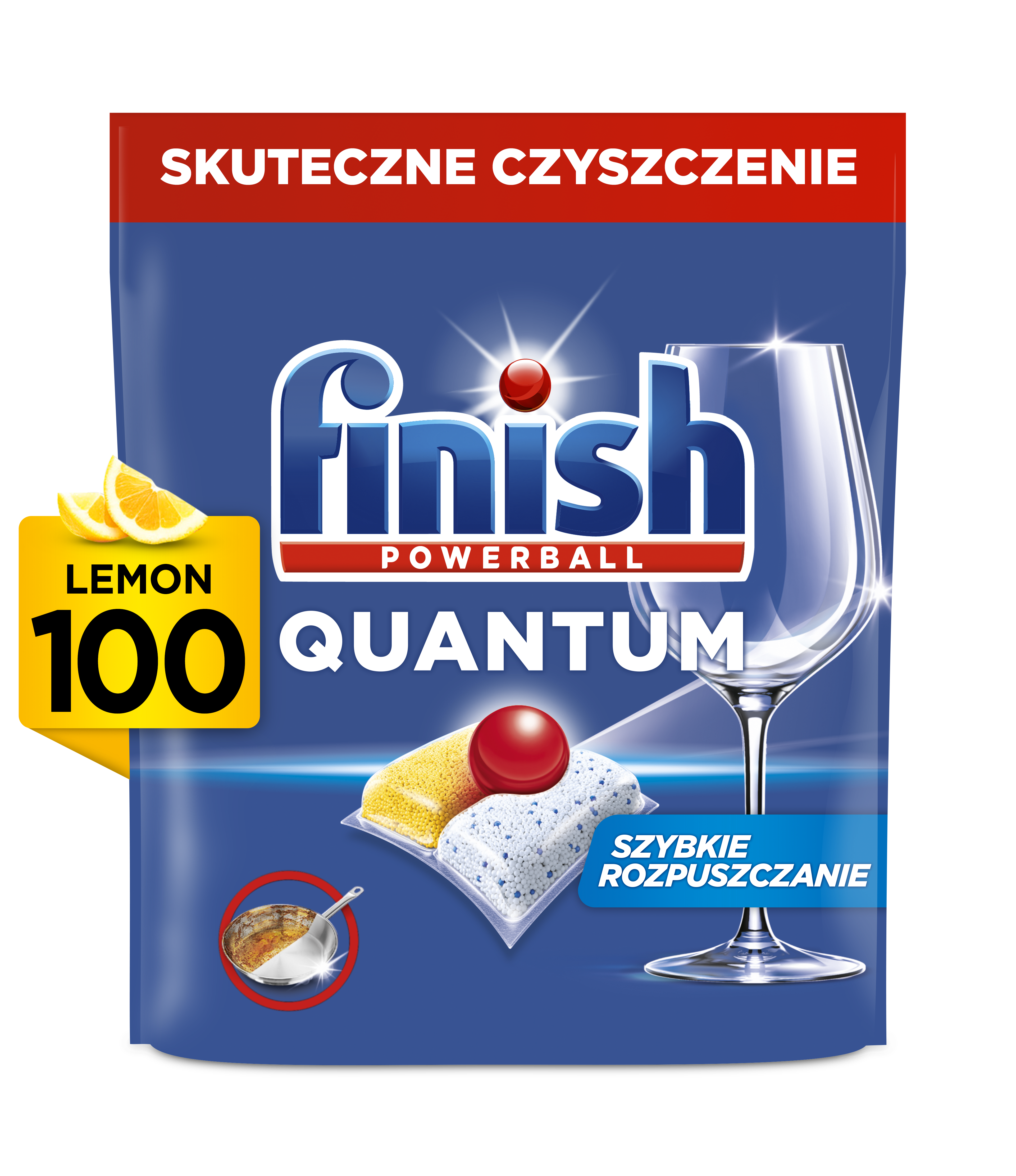 Finish Tabletki Do Zmywarki Quantum All-In-1 100 Lemon