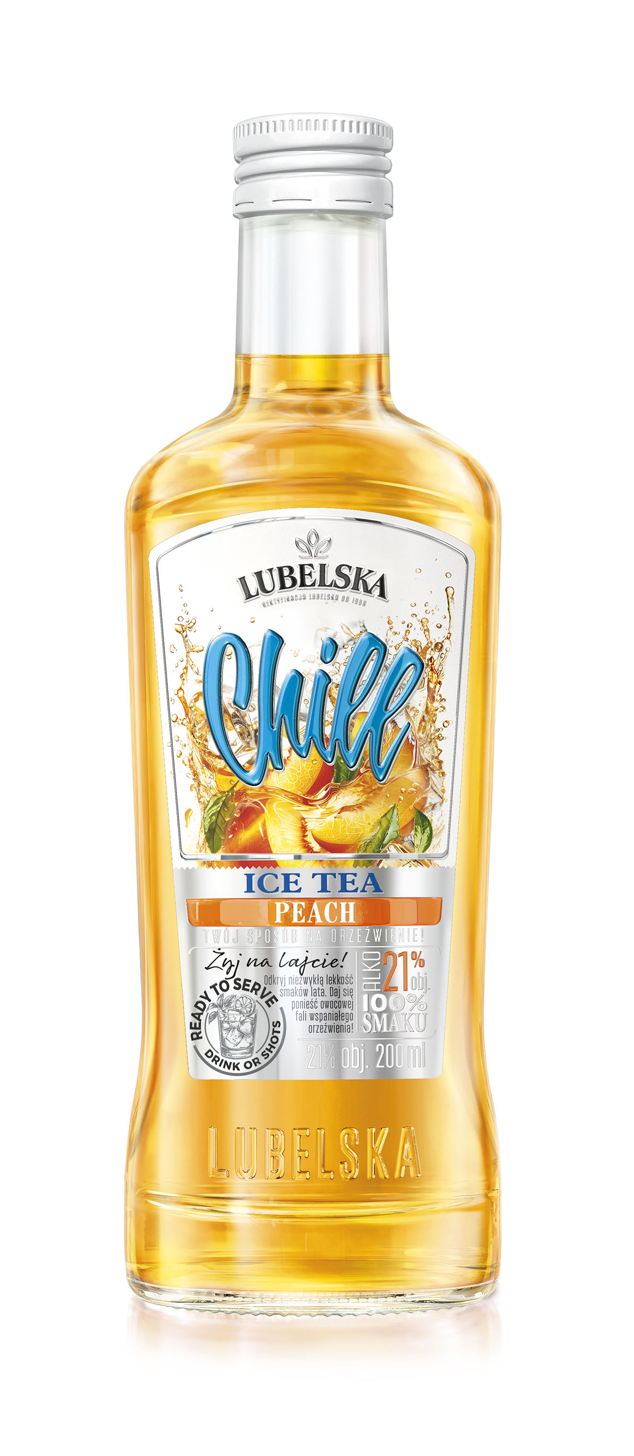 Lubelska Chill Ice Tea Peach 21% 0,2L