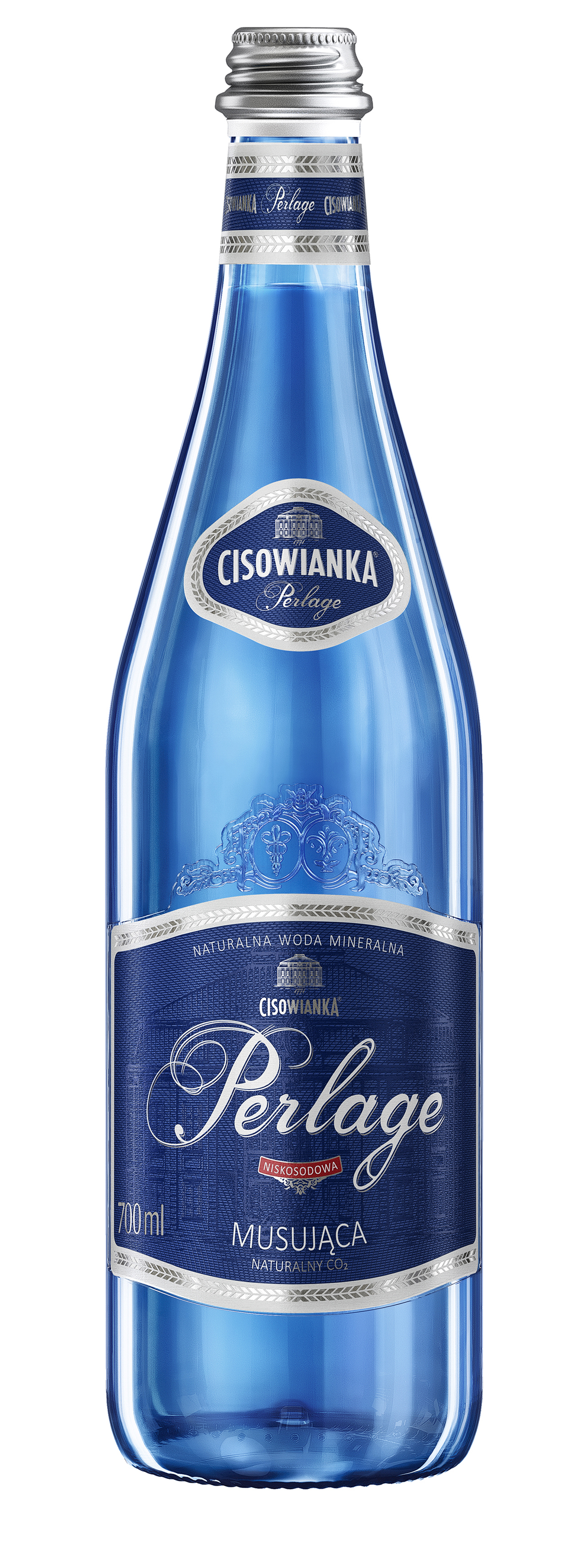 Naturalna Woda Mineralna Cisowianka Perlage 700Ml Szkło