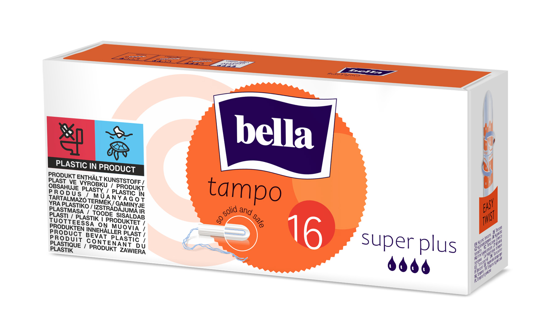 Tampony Bella Tampo Super Plus A16 Bez Aplikatora
