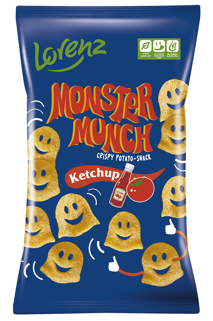 Monster Munch O Smaku Ketchupu 100G