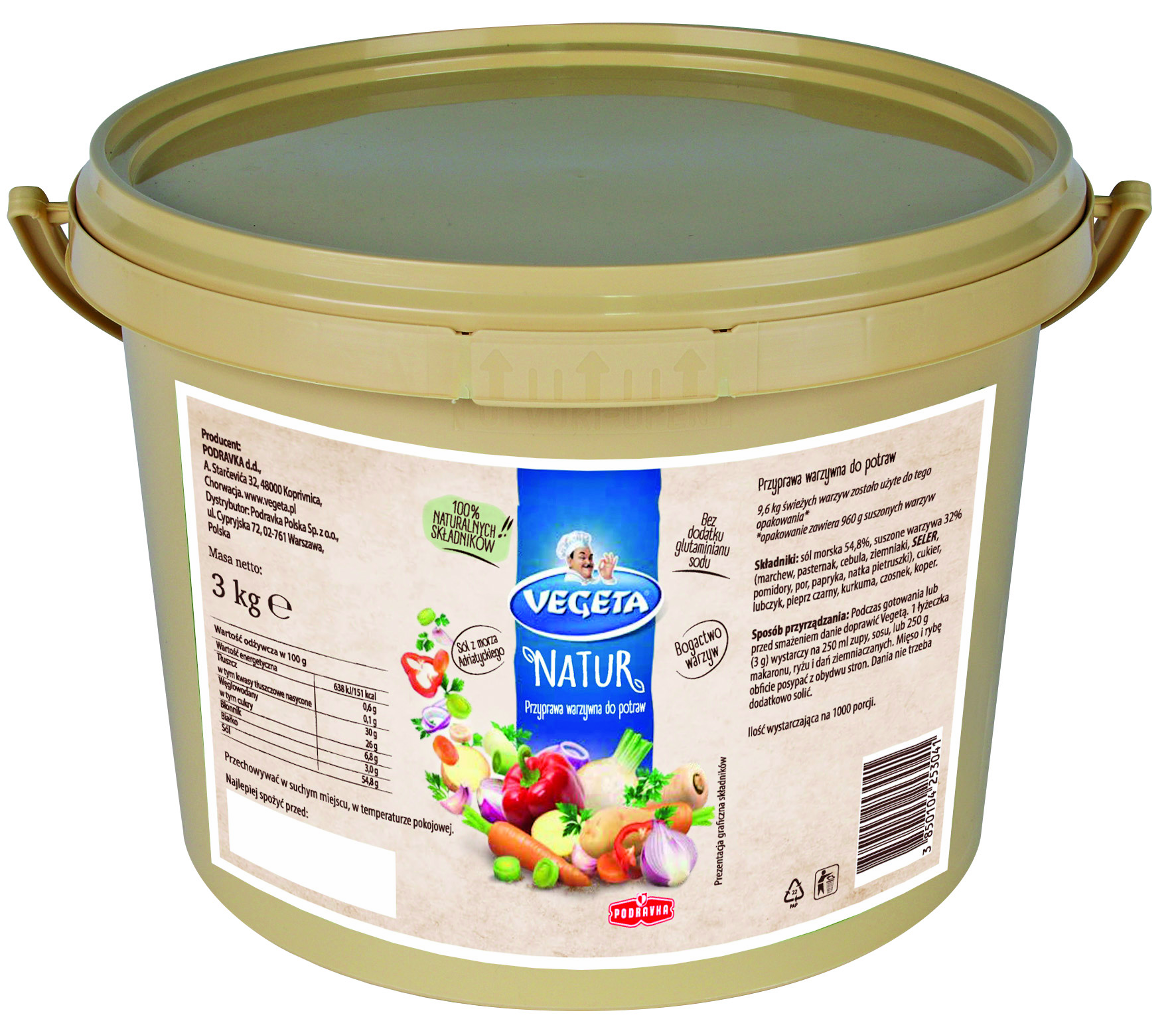 Vegeta Natur Wiadro 3Kg