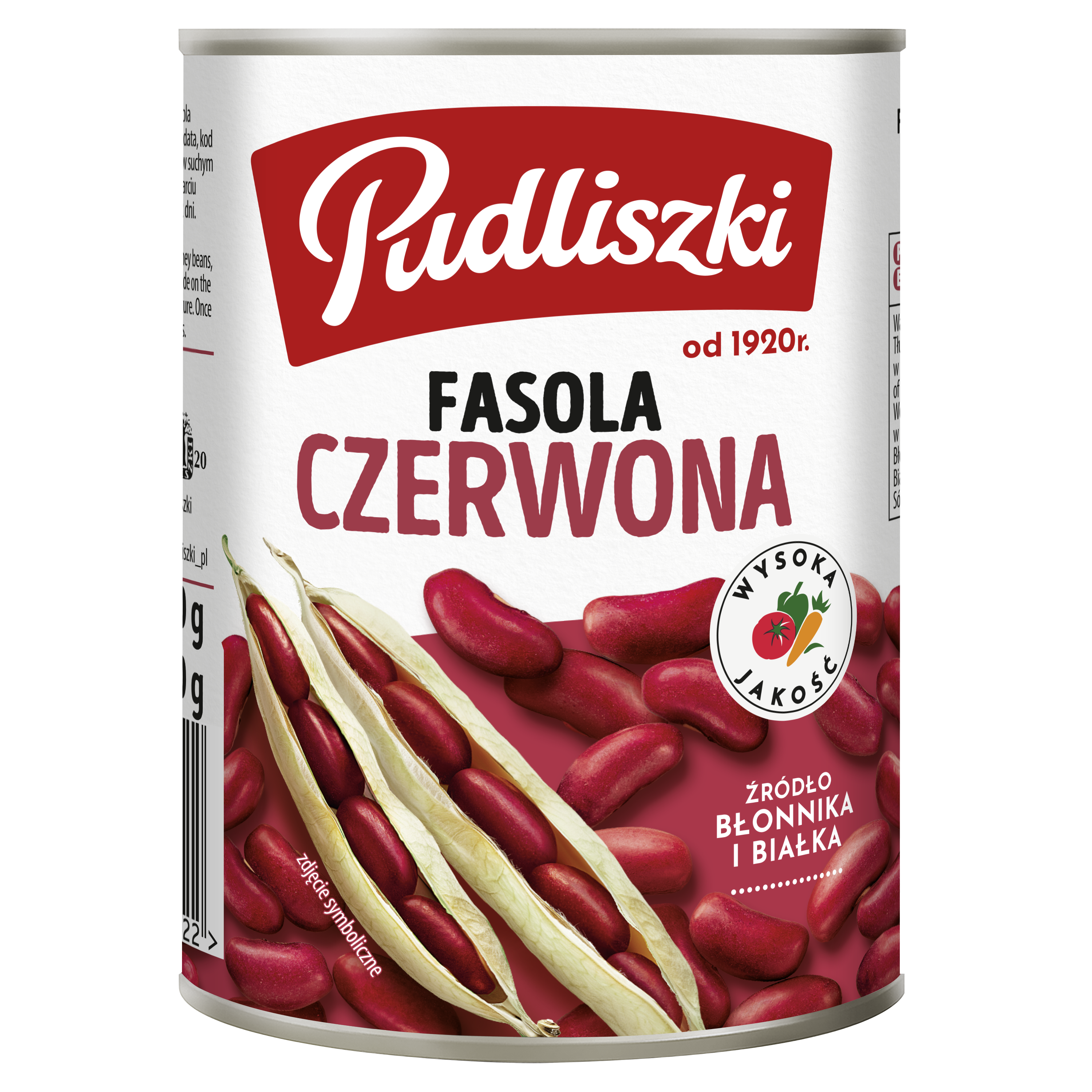 Pudliszki Fasola Czerwona Red Kidney 400 G
