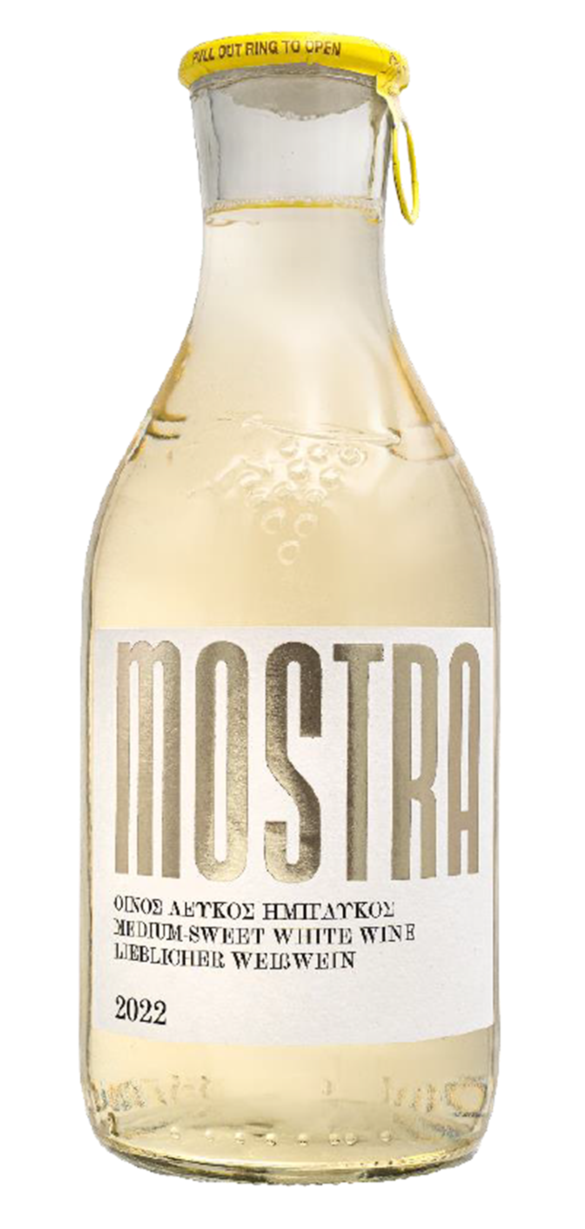 Mostra Muscat, Chardonnay, Roditis White Semi Sweet 12,5% 0,5L