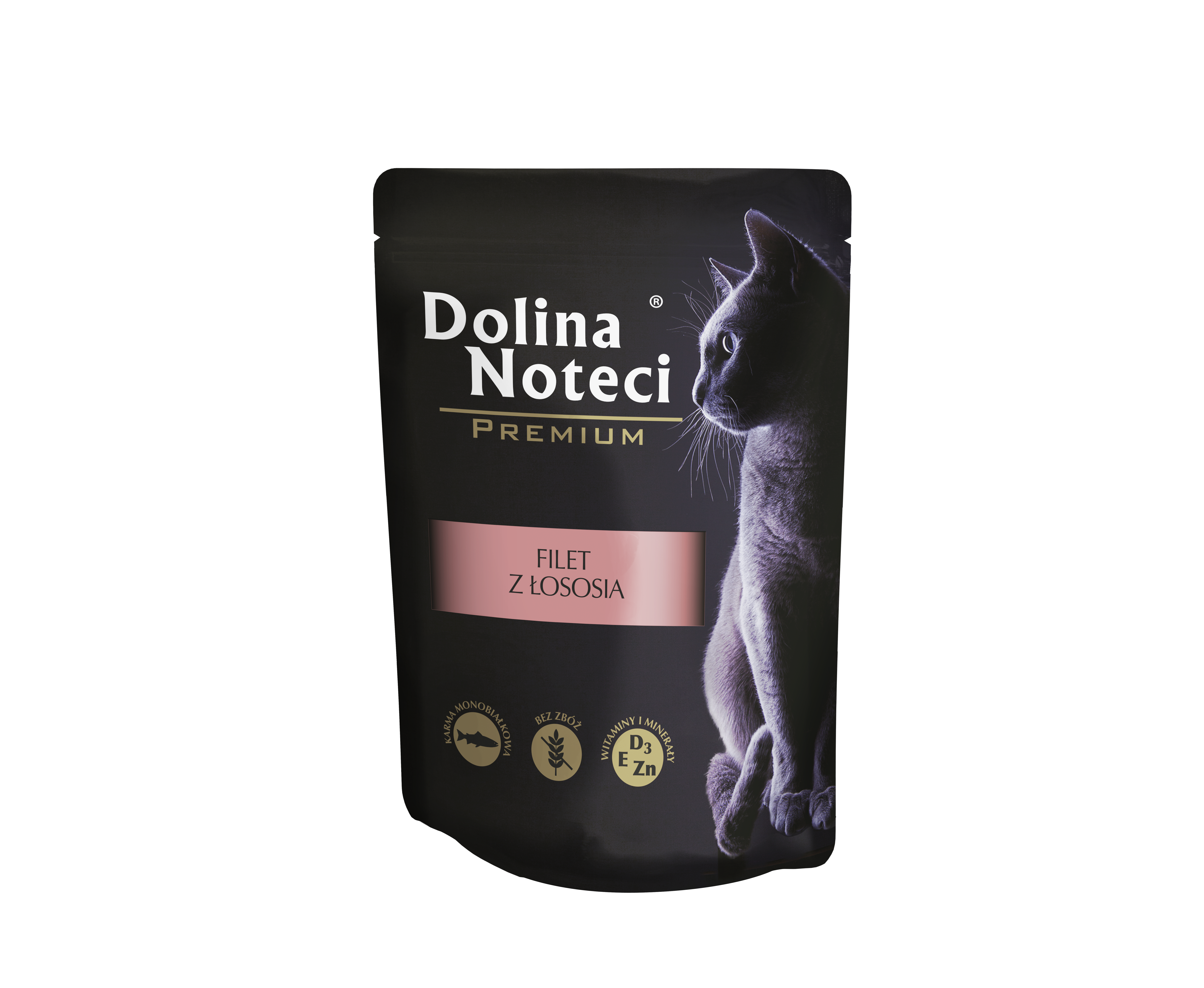 Dolina Noteci Premium Mokra Karma Saszetka Dla Kota Filet Z Łososia 85G