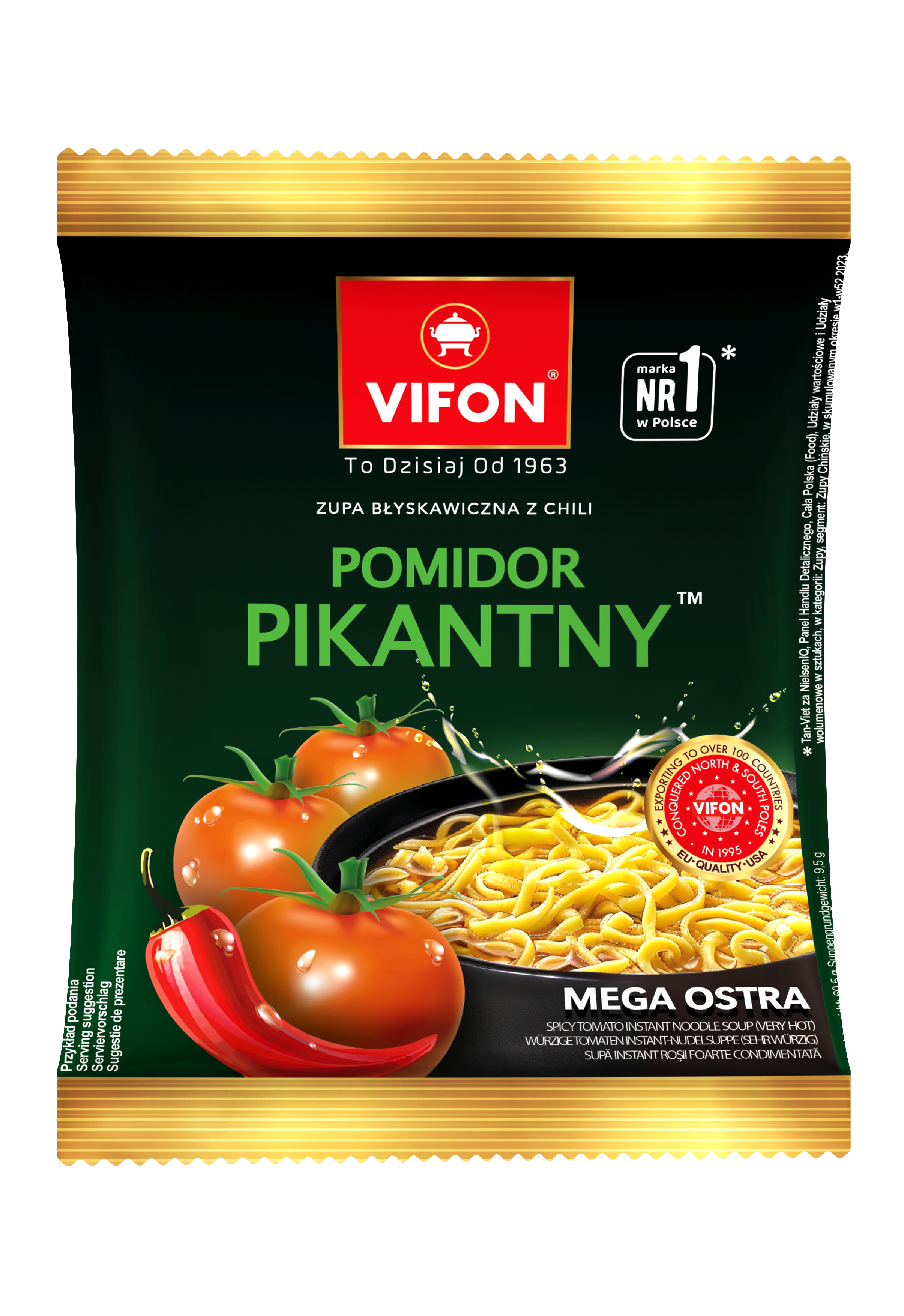 Vifon Zupa Błyskawiczna Z Chili - Pomidor Pikantny 70 G