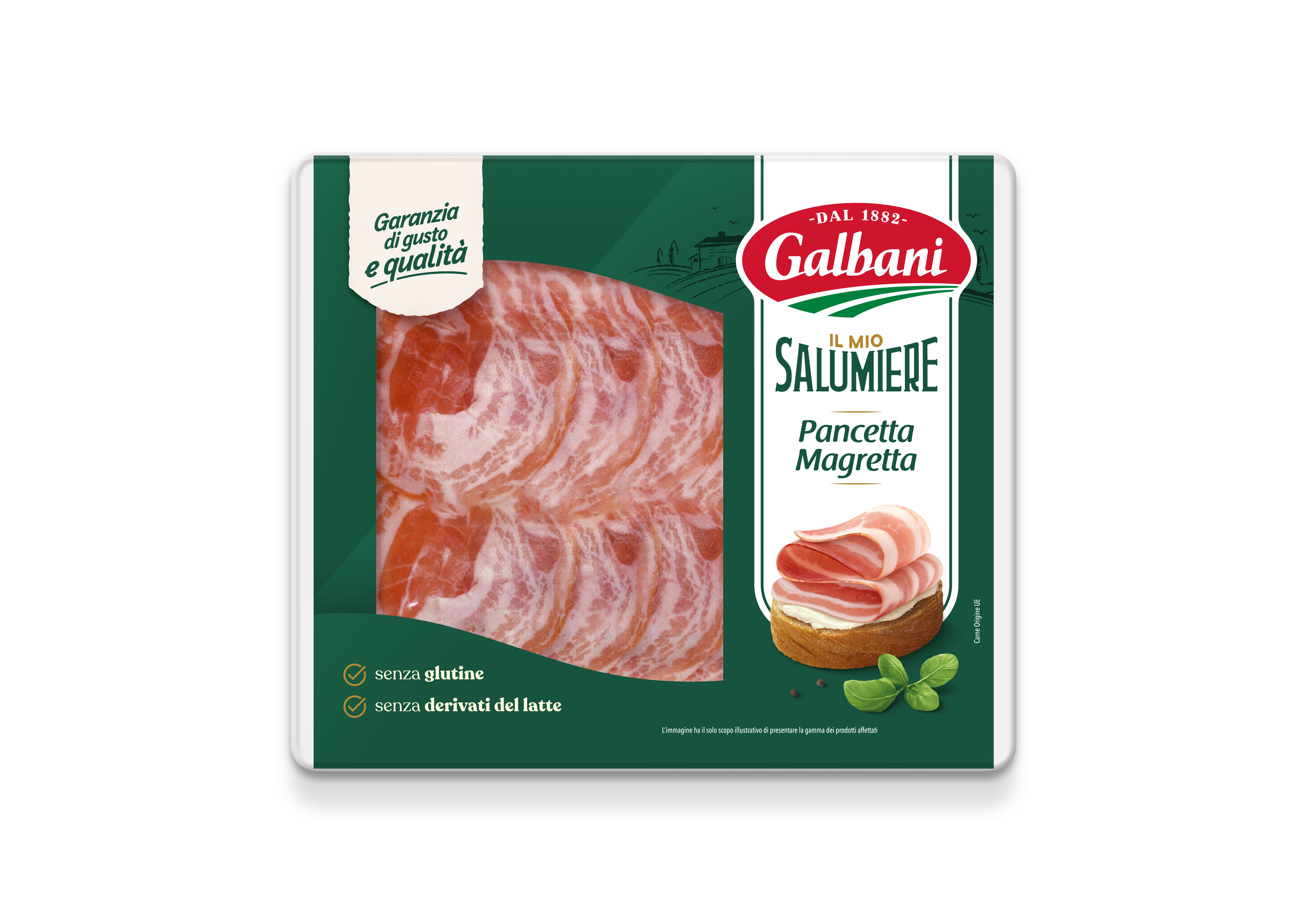 Pancetta Magretta Plastry 100G Galbani
