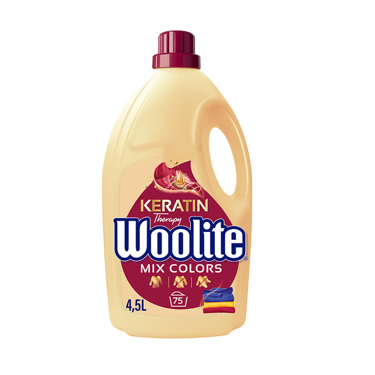 Woolite Colour Keratin 4,5L/75 Prań