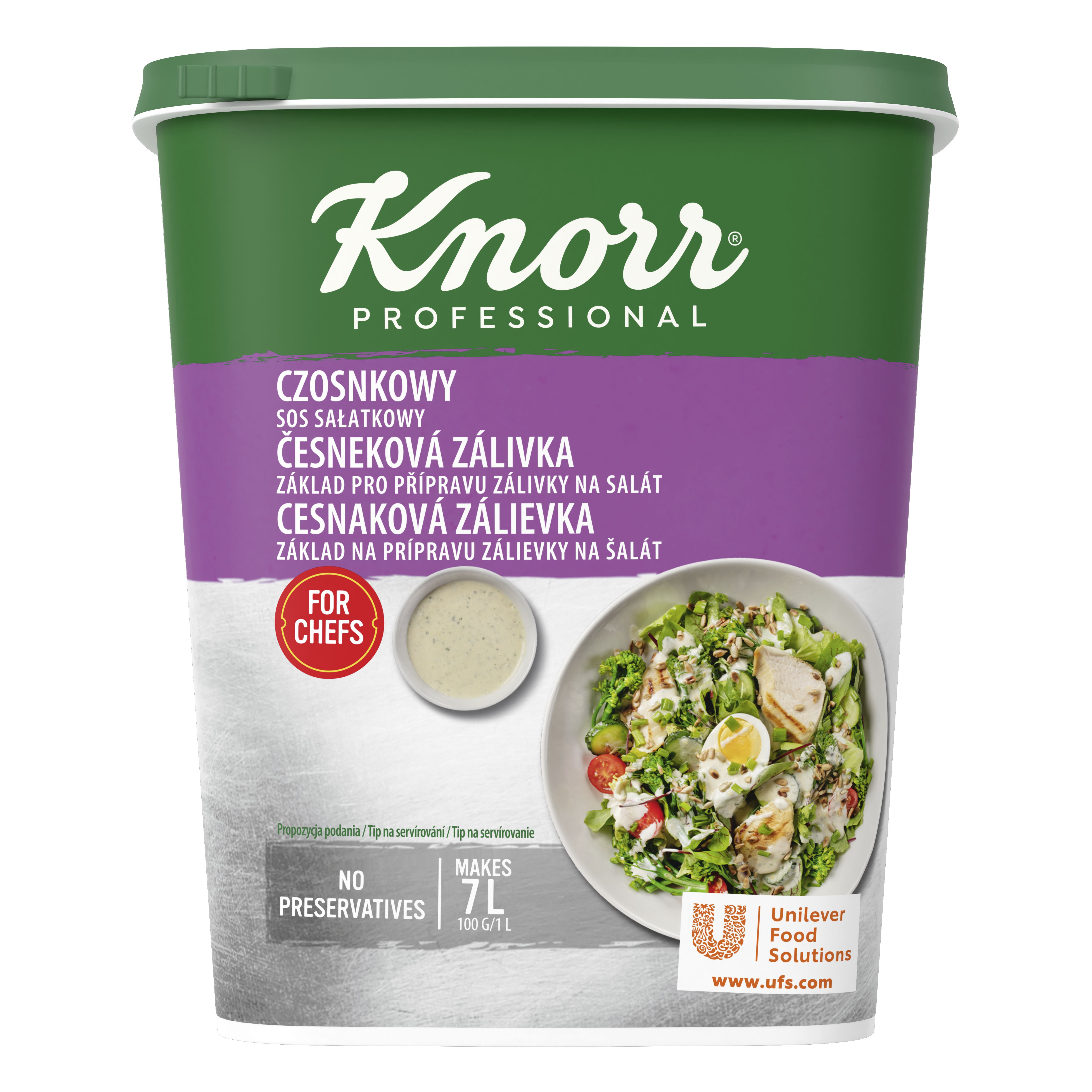 Sos Sałatkowy Czosnkowy Knorr 0,7Kg