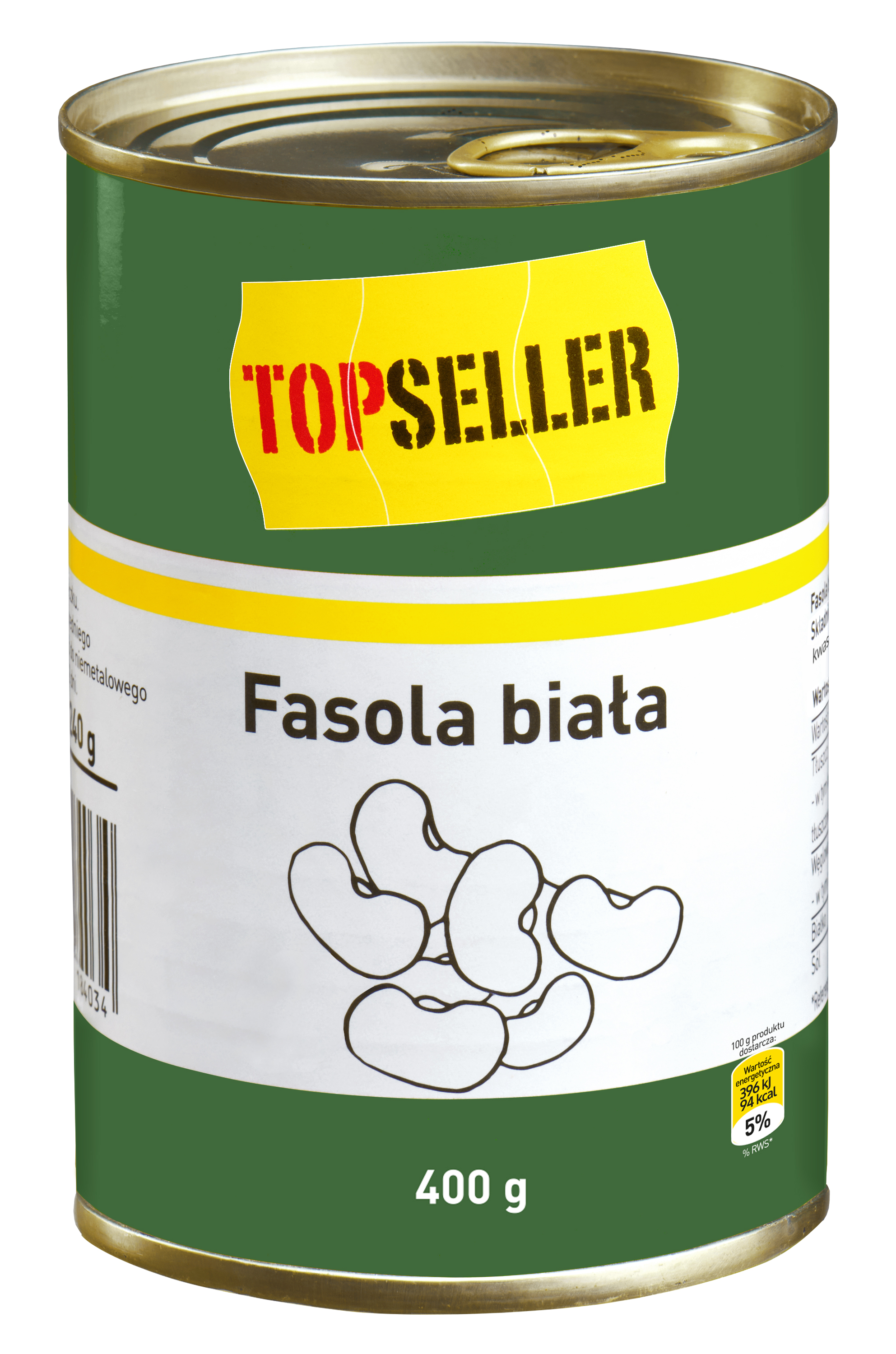 Topseller Fasola Biała 400 G