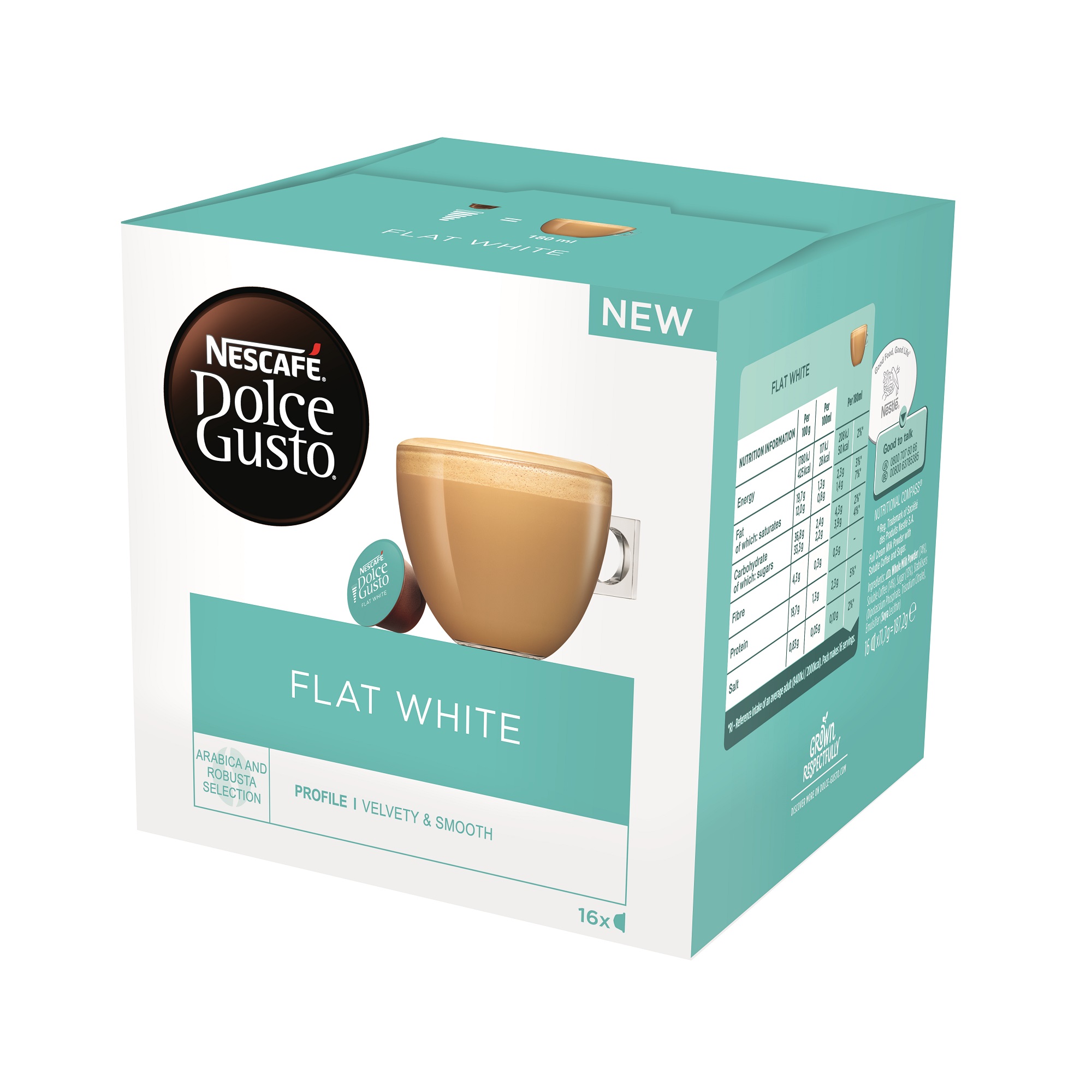 Nescafé Dolce Gusto Flat White Kawa W Kapsułkach 187,2G