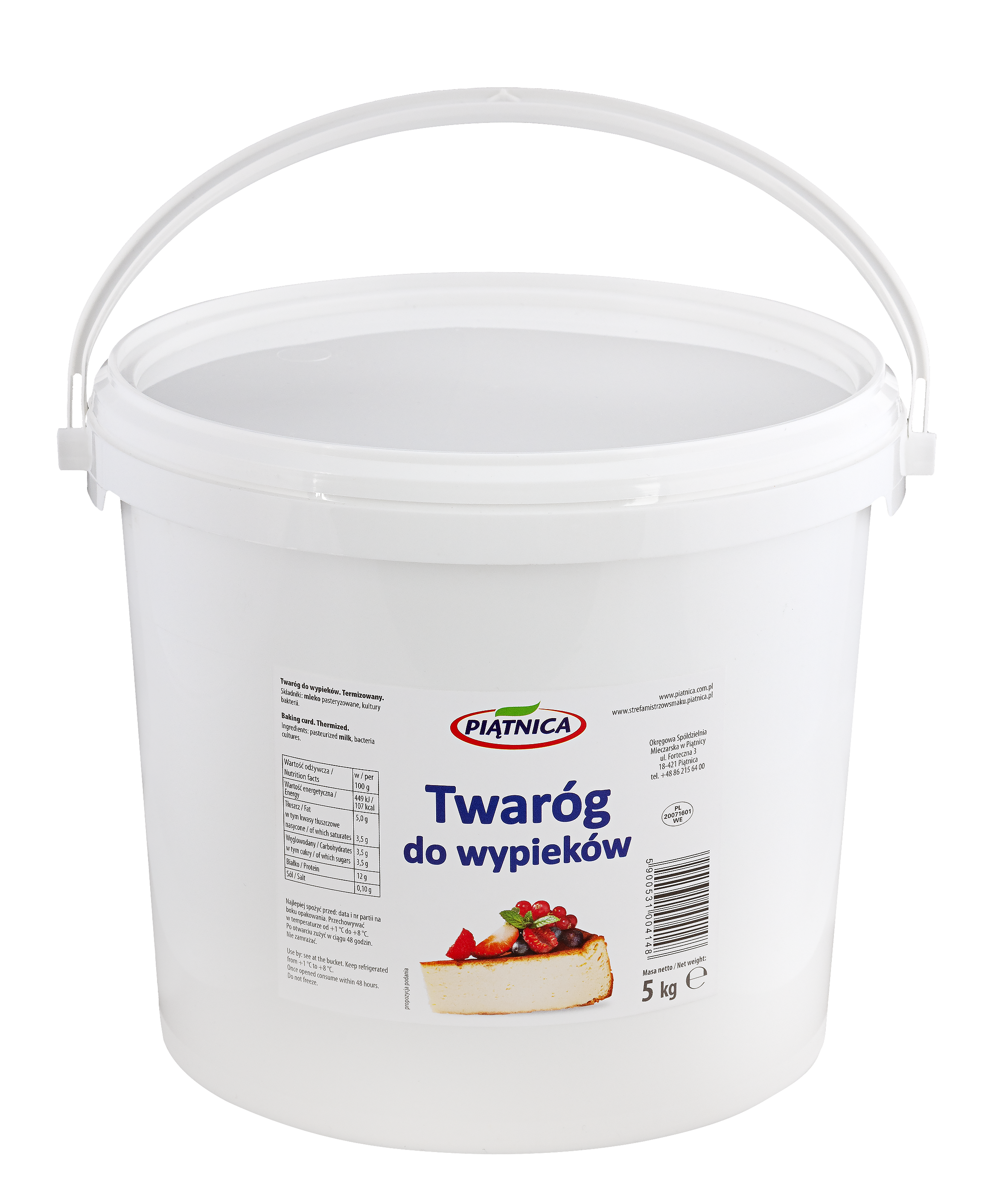 Piątnica Twaróg Do Wypieków 5 Kg