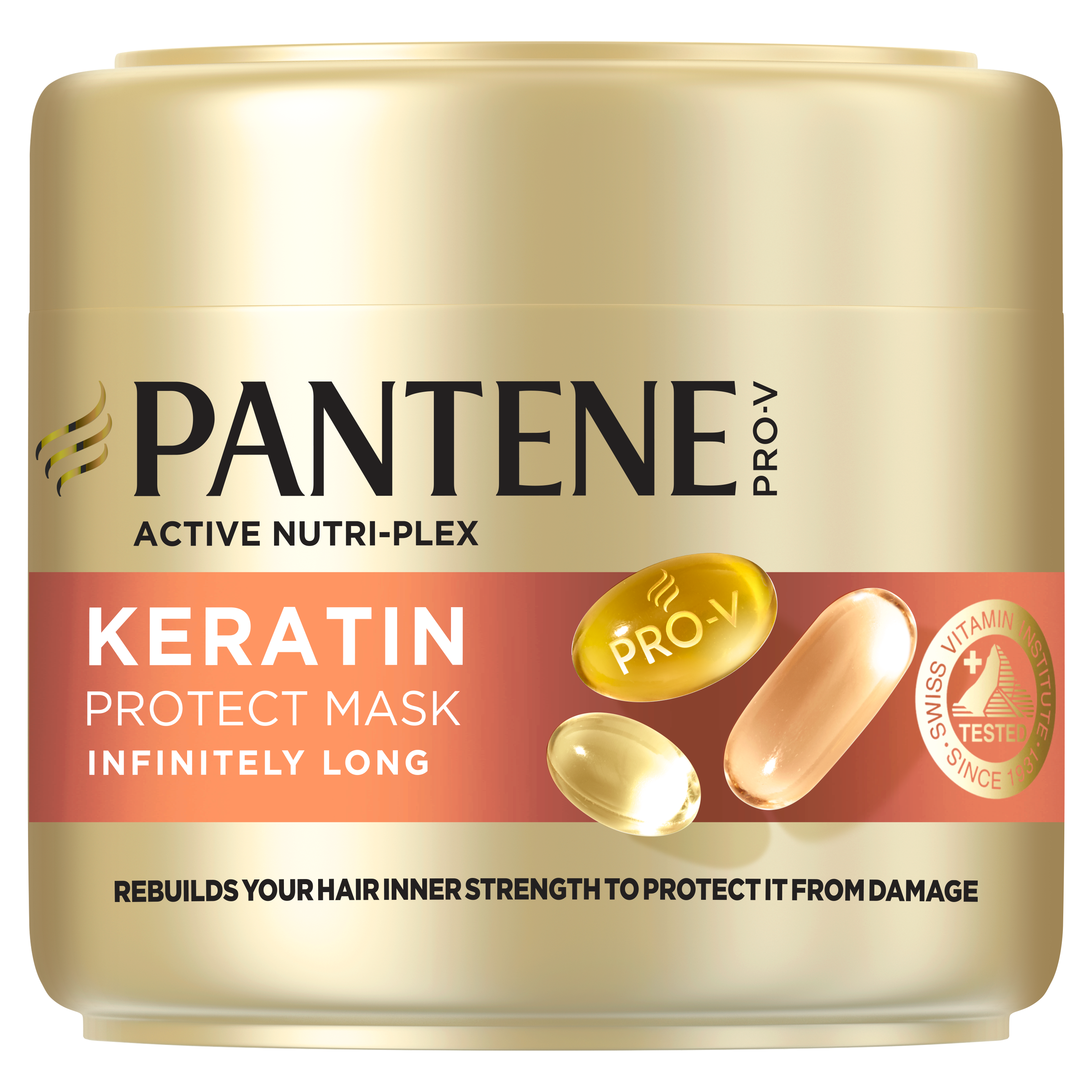 Pantene Pro-V Inifnitely Long Keratin Protect Maska Do Włosów Długich I Słabych 300Ml