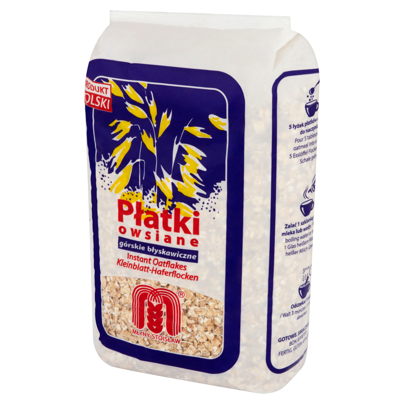 Młyny Stoisław Płatki Owsiane Górskie Ekstra Błyskawiczne 0,5Kg