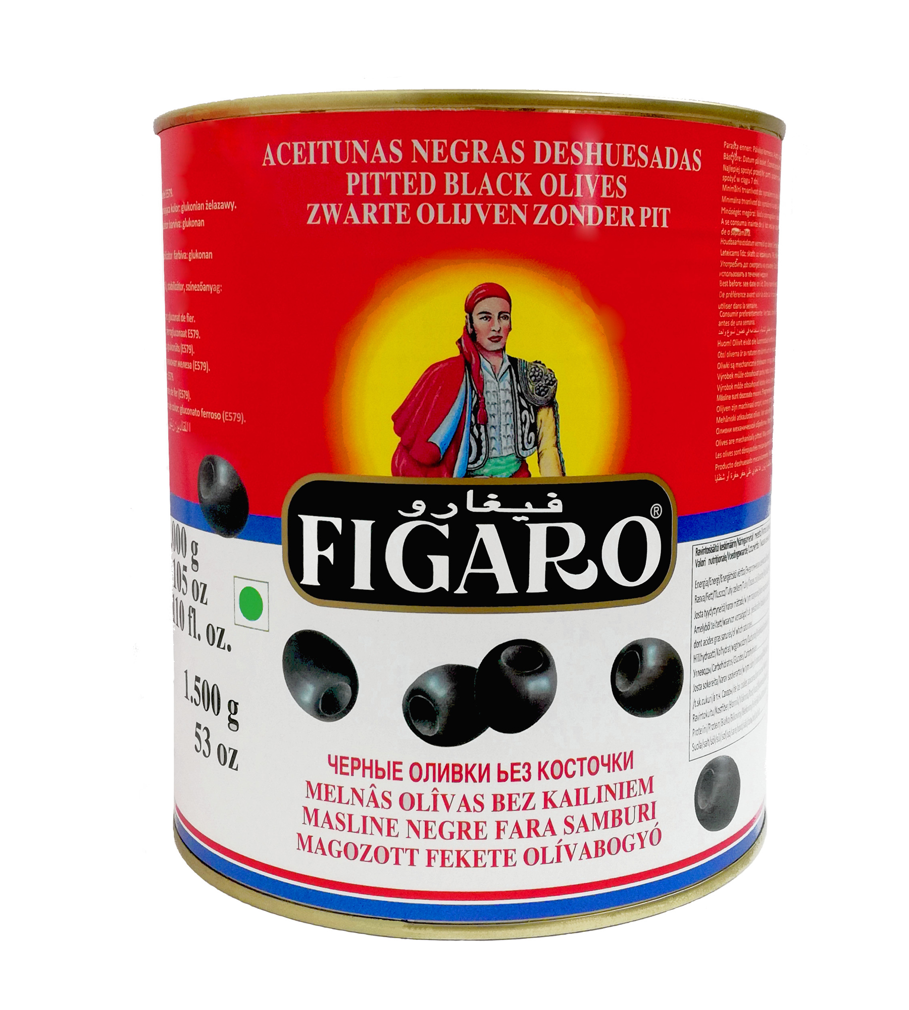 Oliwki Czarne Drylowane 3000G/1500G Figaro