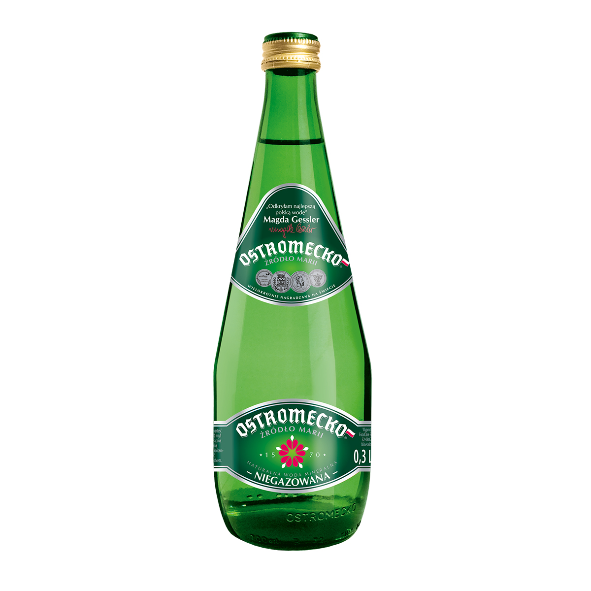 Ostromecko Naturalna Woda Mineralna Niegazowana 300Ml