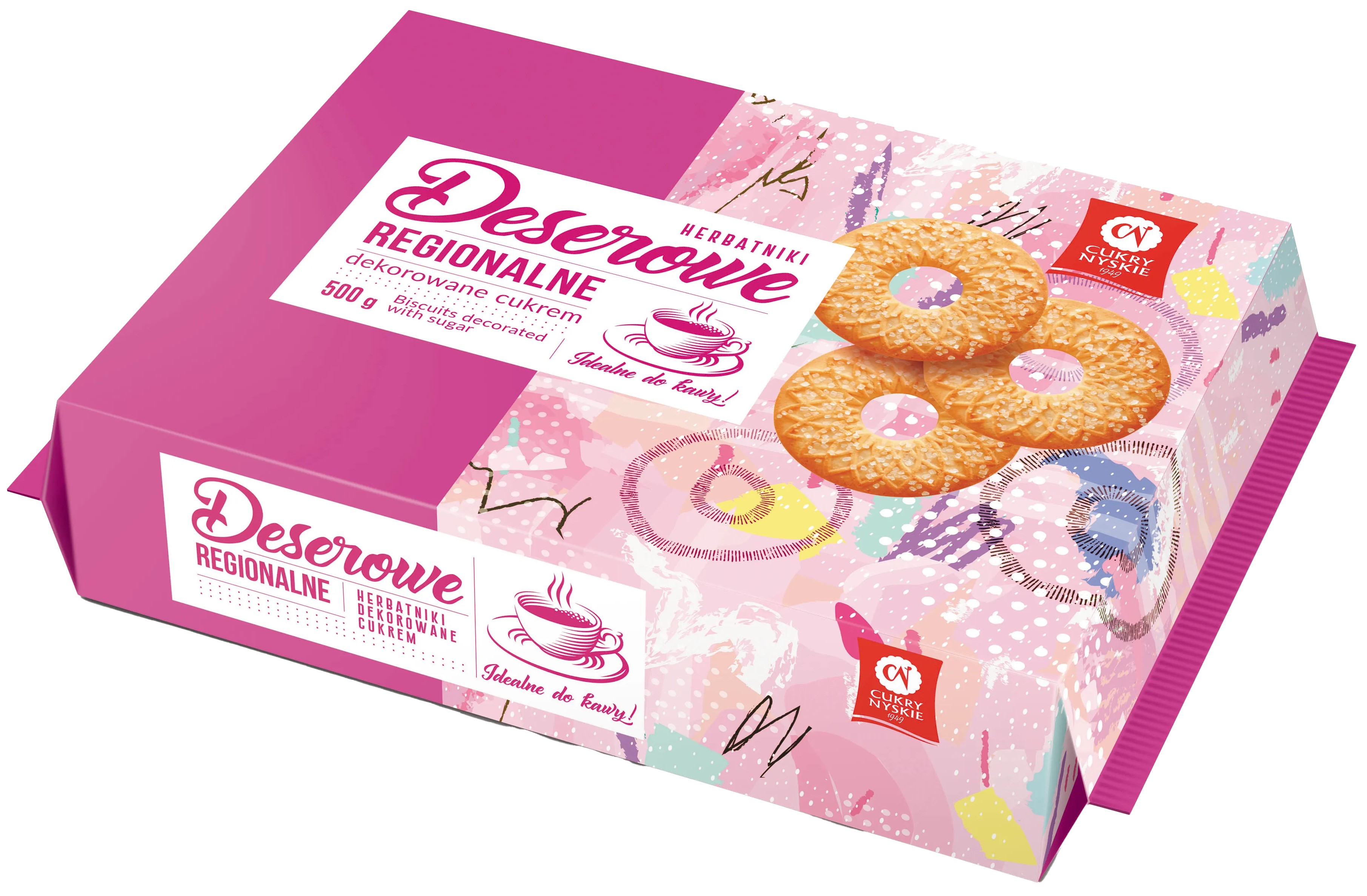 Herbatniki Regionalne Deserowe Dekorowane Cukrem 500 G Cukry Nyskie