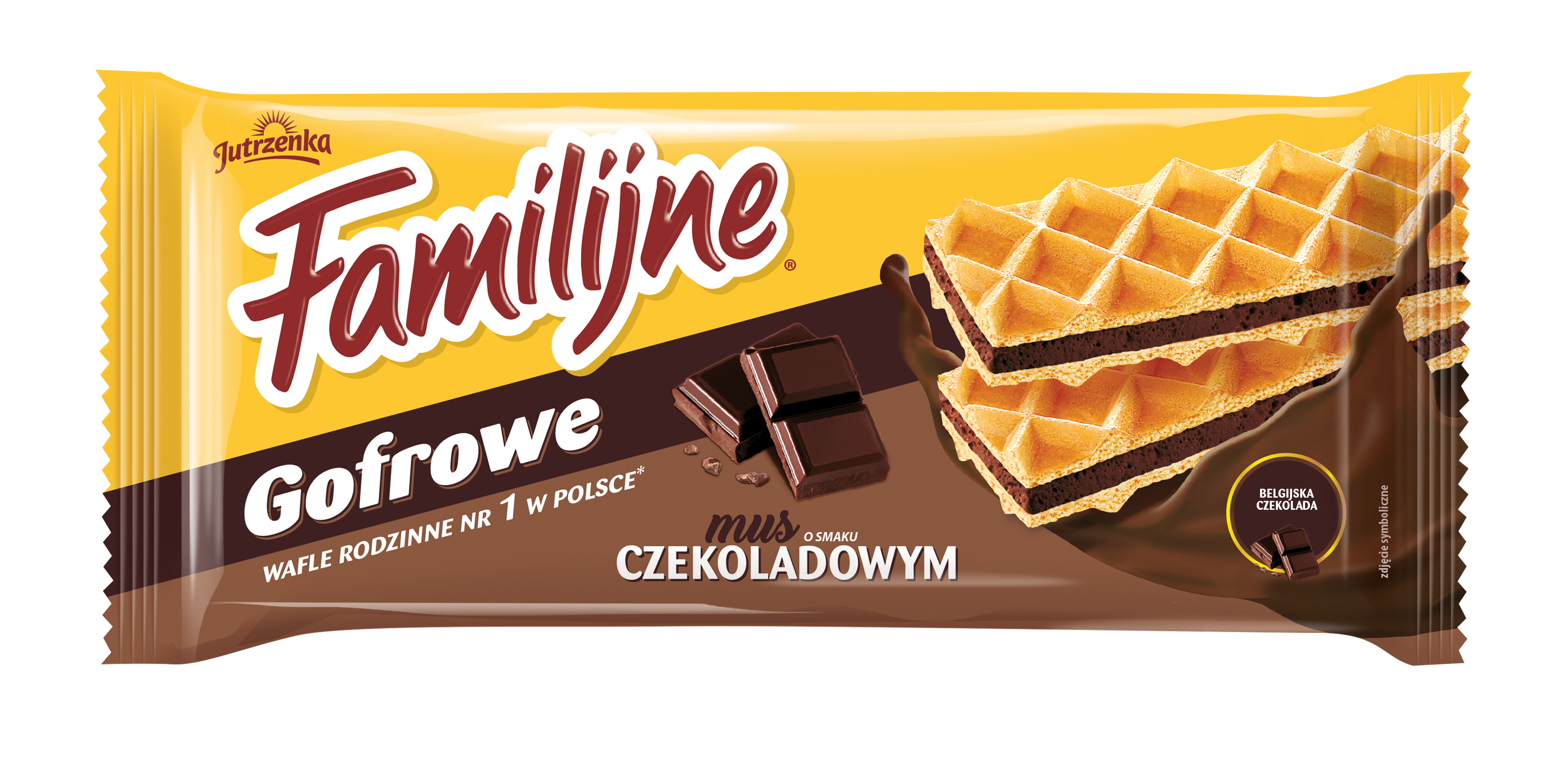 Familijne Gofrowe Czekoladowe 130G