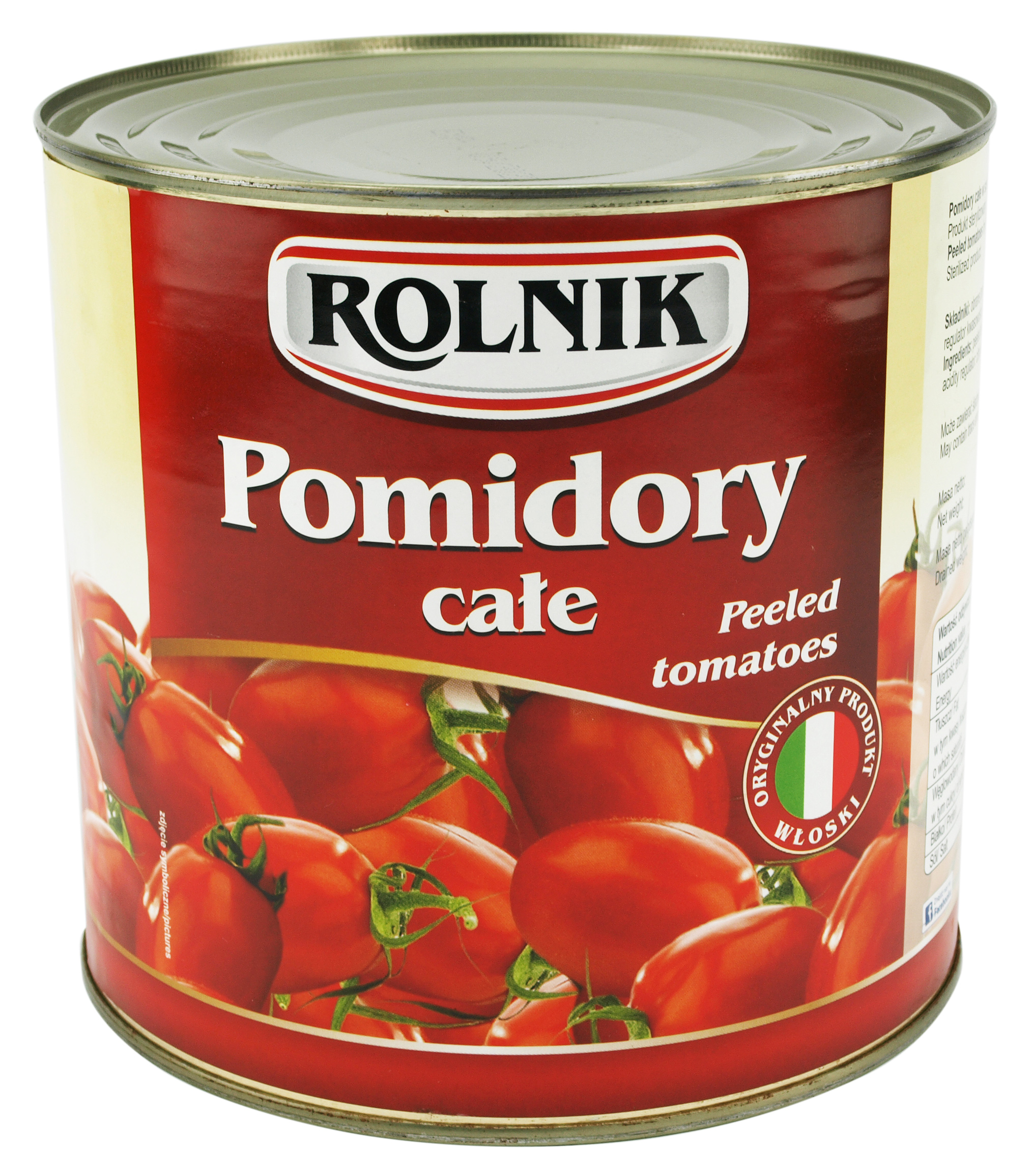 Pomidory Całe W Sosie Własnym 2650 Ml Rolnik