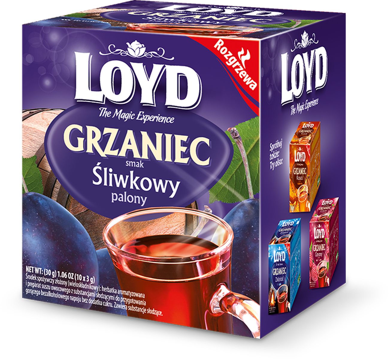 Loyd Grzaniec Śliwkowy Palony 10Torebek X 3G