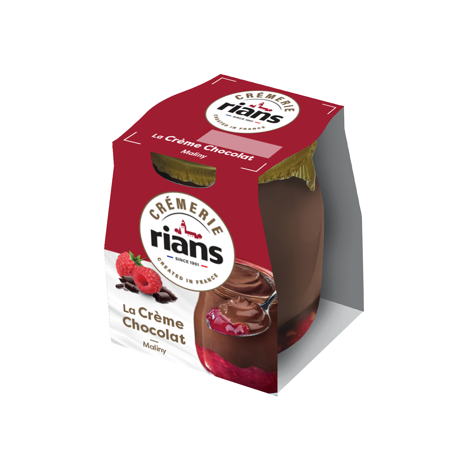 Deser Krem Czekoladowy Z Sosem Malinowym Rians 1X125G