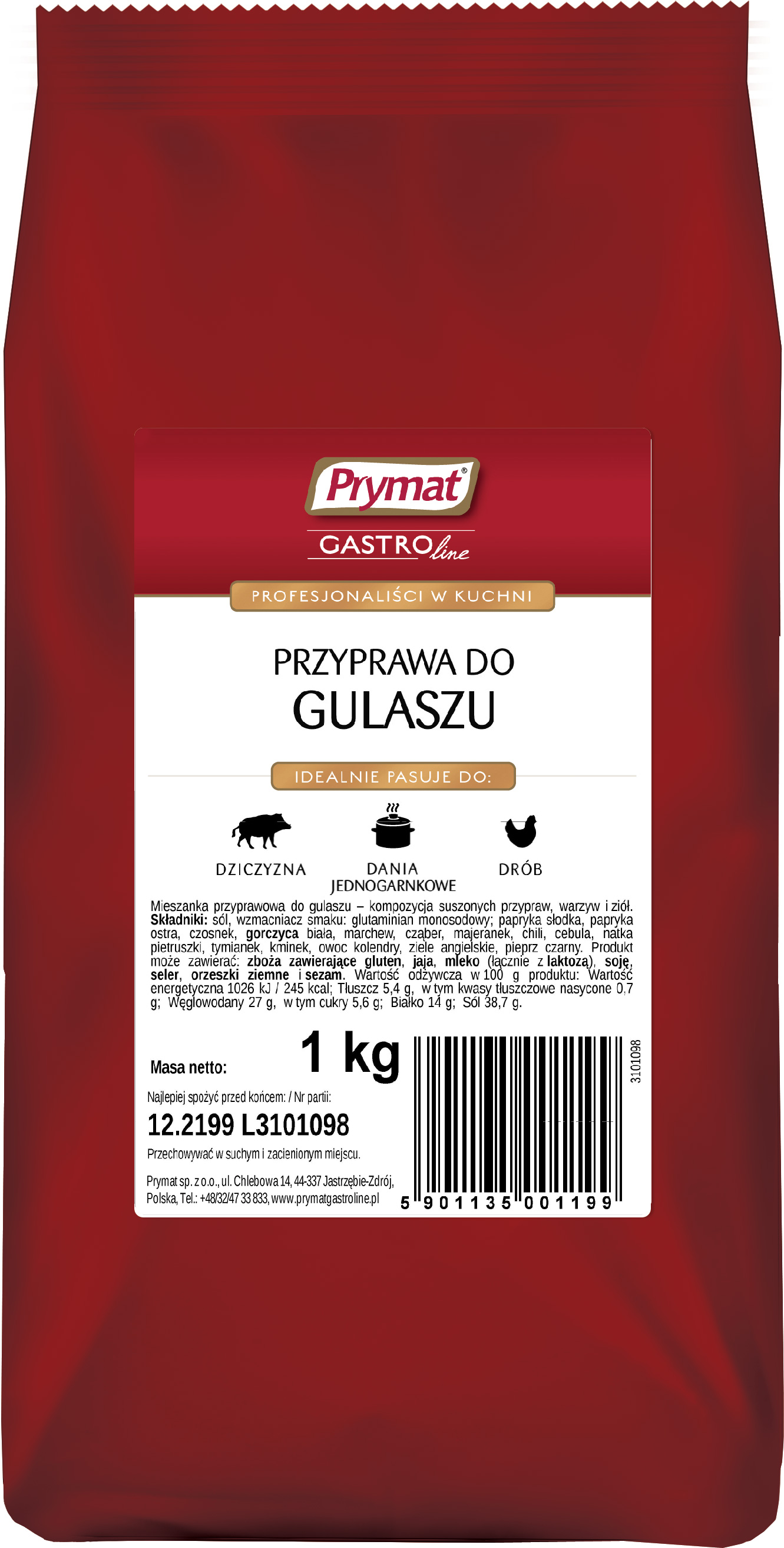 Przyprawa Do Gulaszu 1Kg Prymat Gastroline