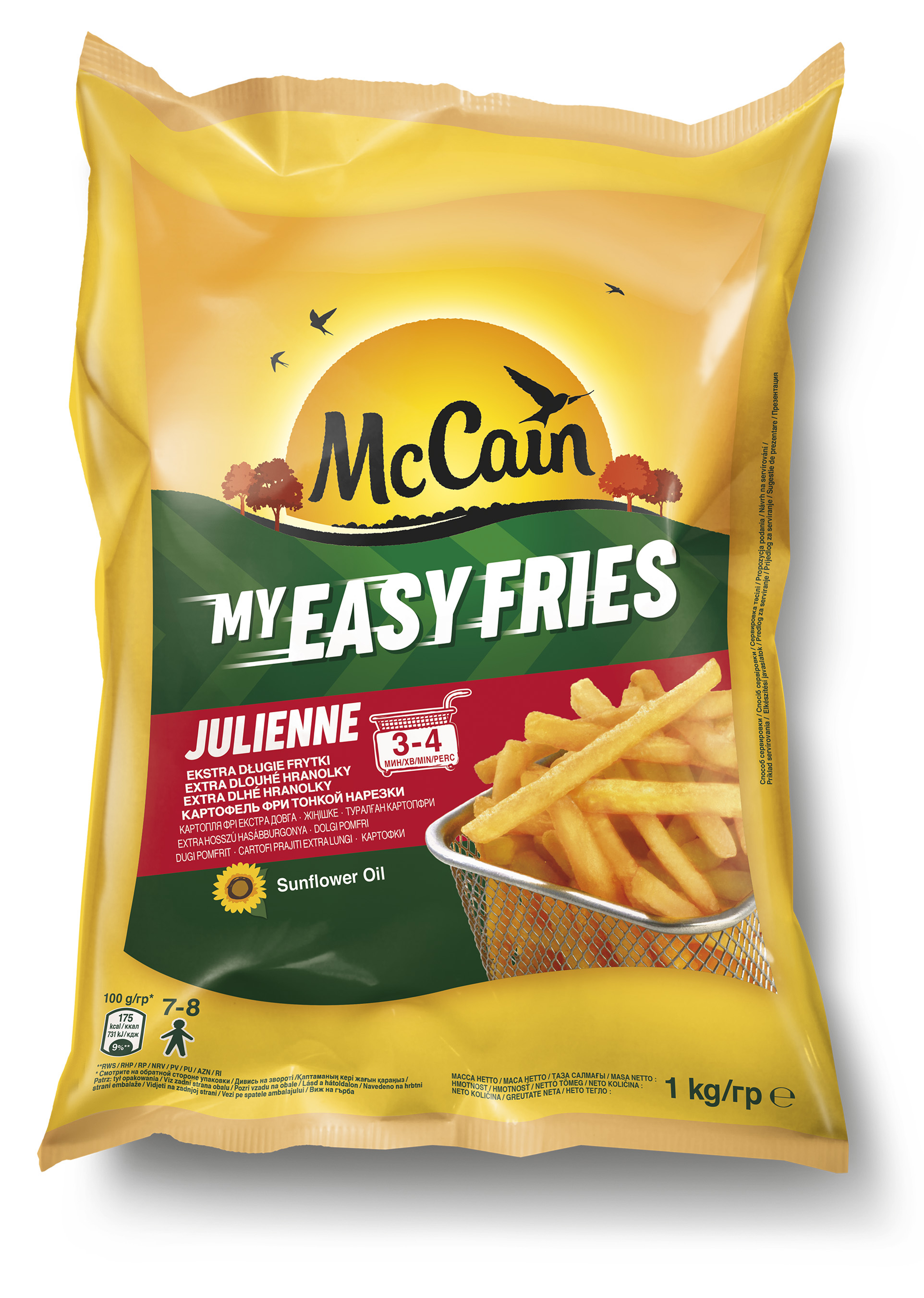 Mccain My Fries Julienne Ekstra Długie Frytki 1 Kg