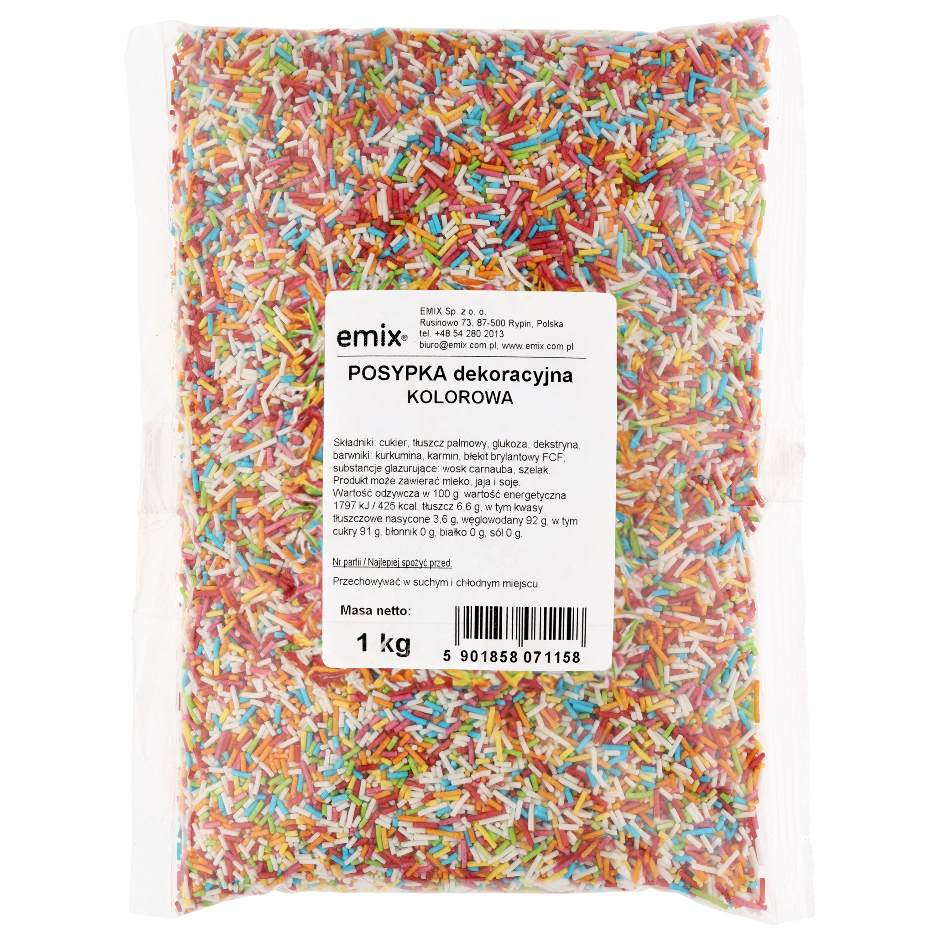 Posypka Kolorowa Emix 1Kg